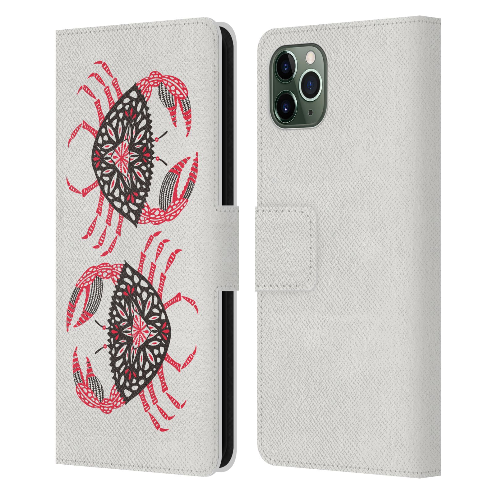 CAT COQUILLETTE SEA LEATHER BOOK WALLET CASE COVER FOR APPLE iPHONE PHONES - Picture 14 of 16