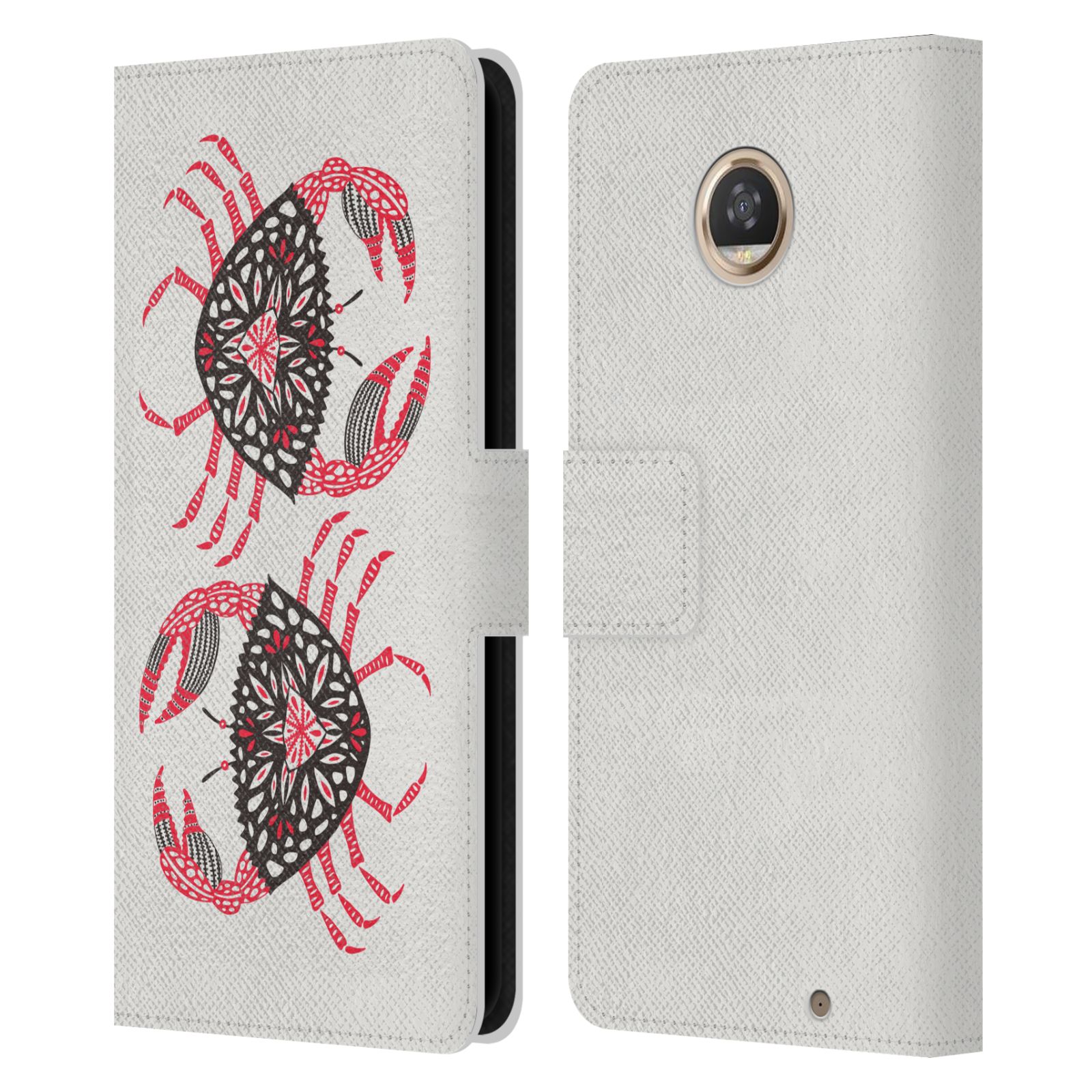 OFFICIAL CAT COQUILLETTE SEA LEATHER BOOK WALLET CASE FOR MOTOROLA PHONES - Picture 12 of 12