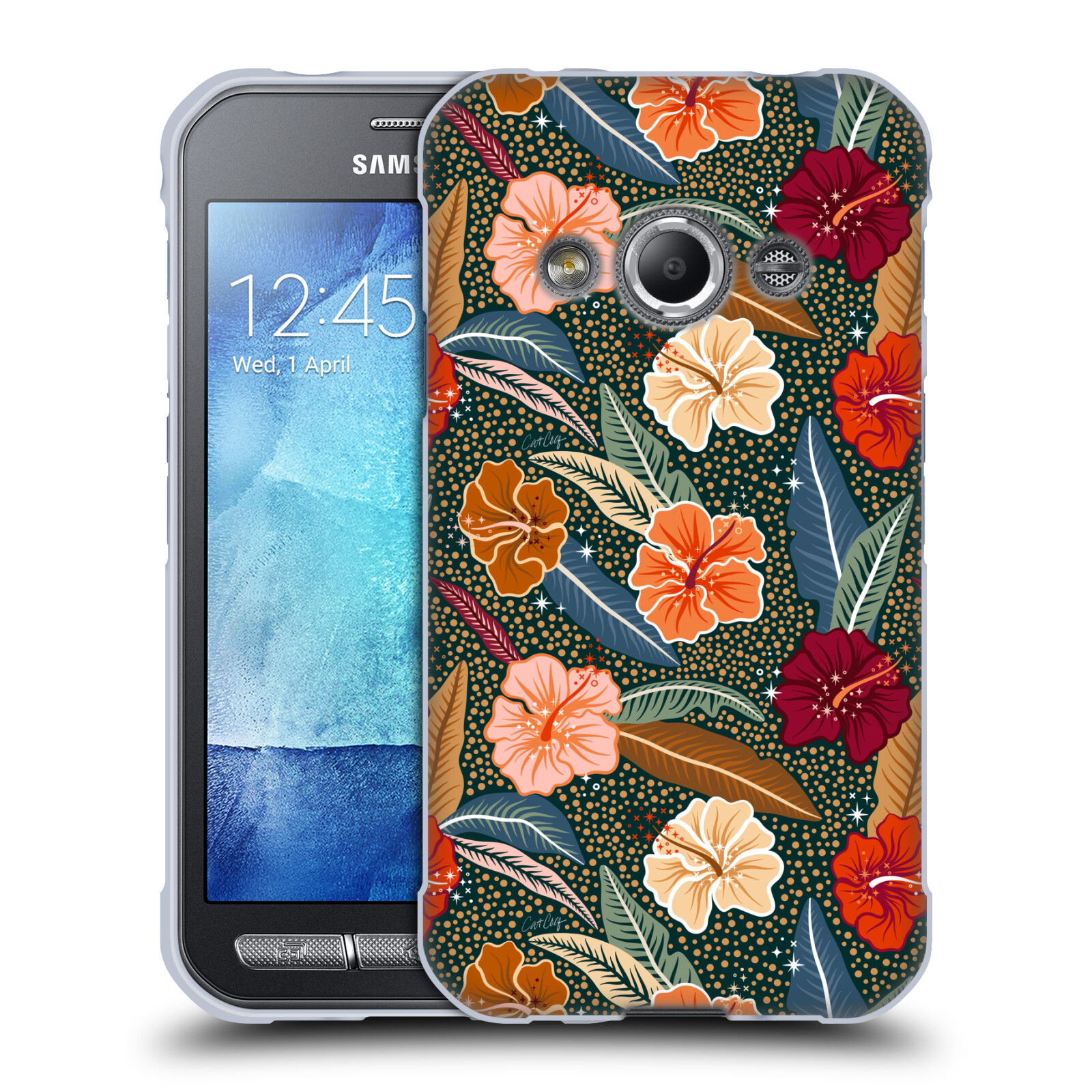 OFFICIAL CAT COQUILLETTE TROPICAL WILDLIFE GEL CASE FOR SAMSUNG PHONES 4 - Picture 8 of 20