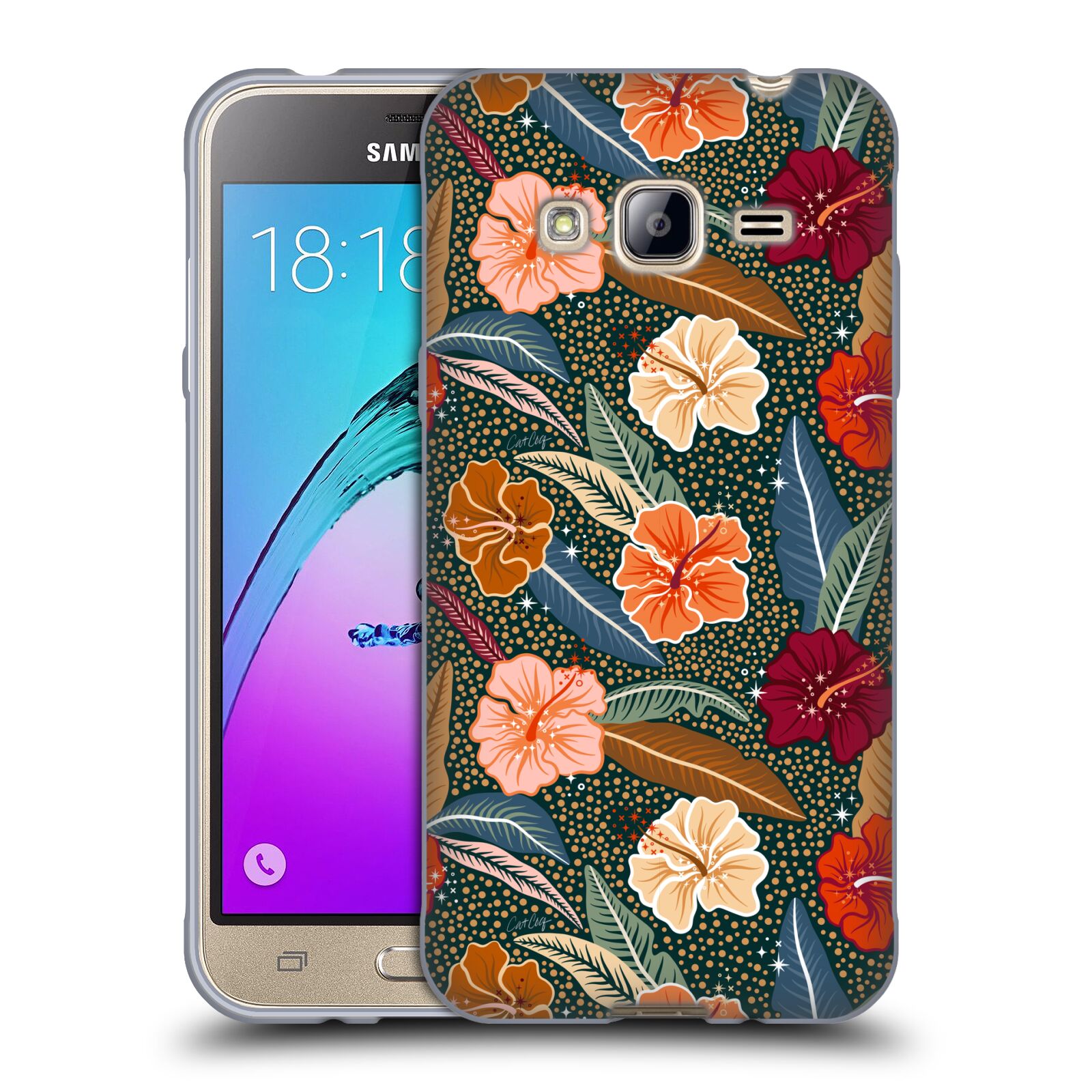 OFFICIAL CAT COQUILLETTE TROPICAL WILDLIFE GEL CASE FOR SAMSUNG PHONES 3 - Picture 8 of 21