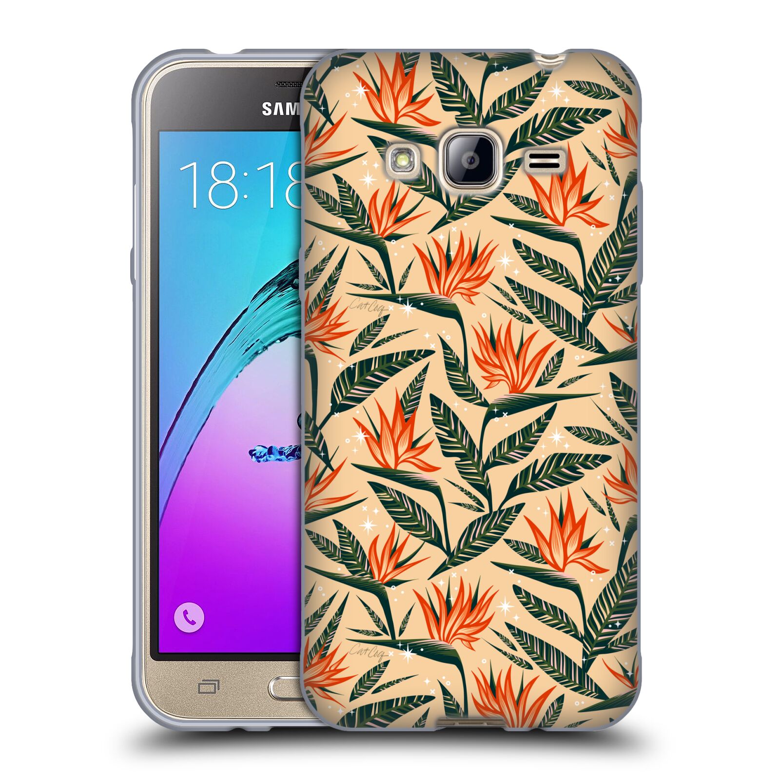OFFICIAL CAT COQUILLETTE TROPICAL WILDLIFE GEL CASE FOR SAMSUNG PHONES 3 - Picture 10 of 21