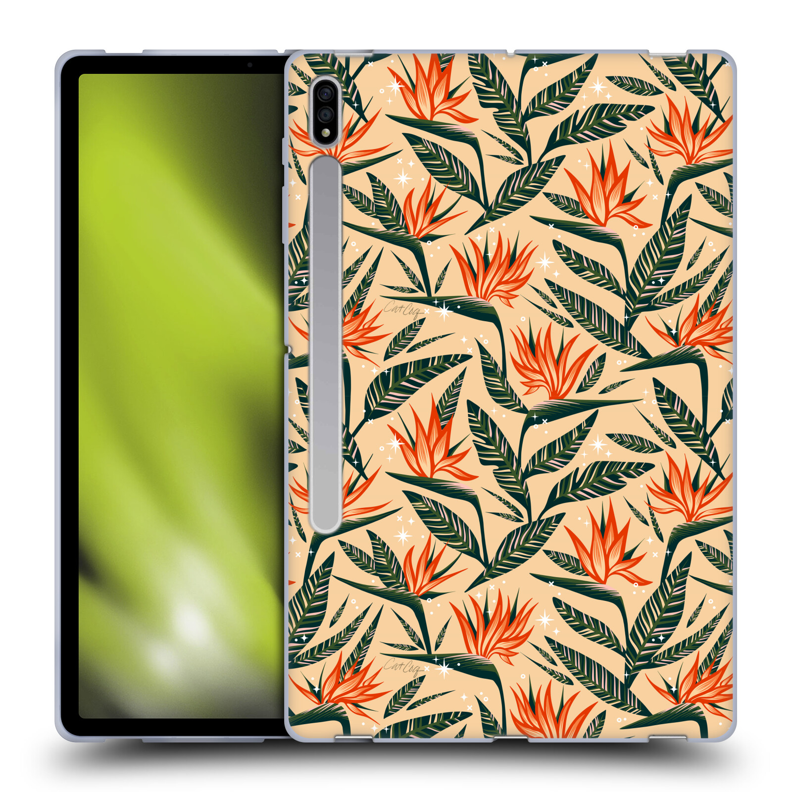 OFFICIAL CAT COQUILLETTE TROPICAL WILDLIFE GEL CASE FOR SAMSUNG TABLETS 1 - Picture 10 of 23