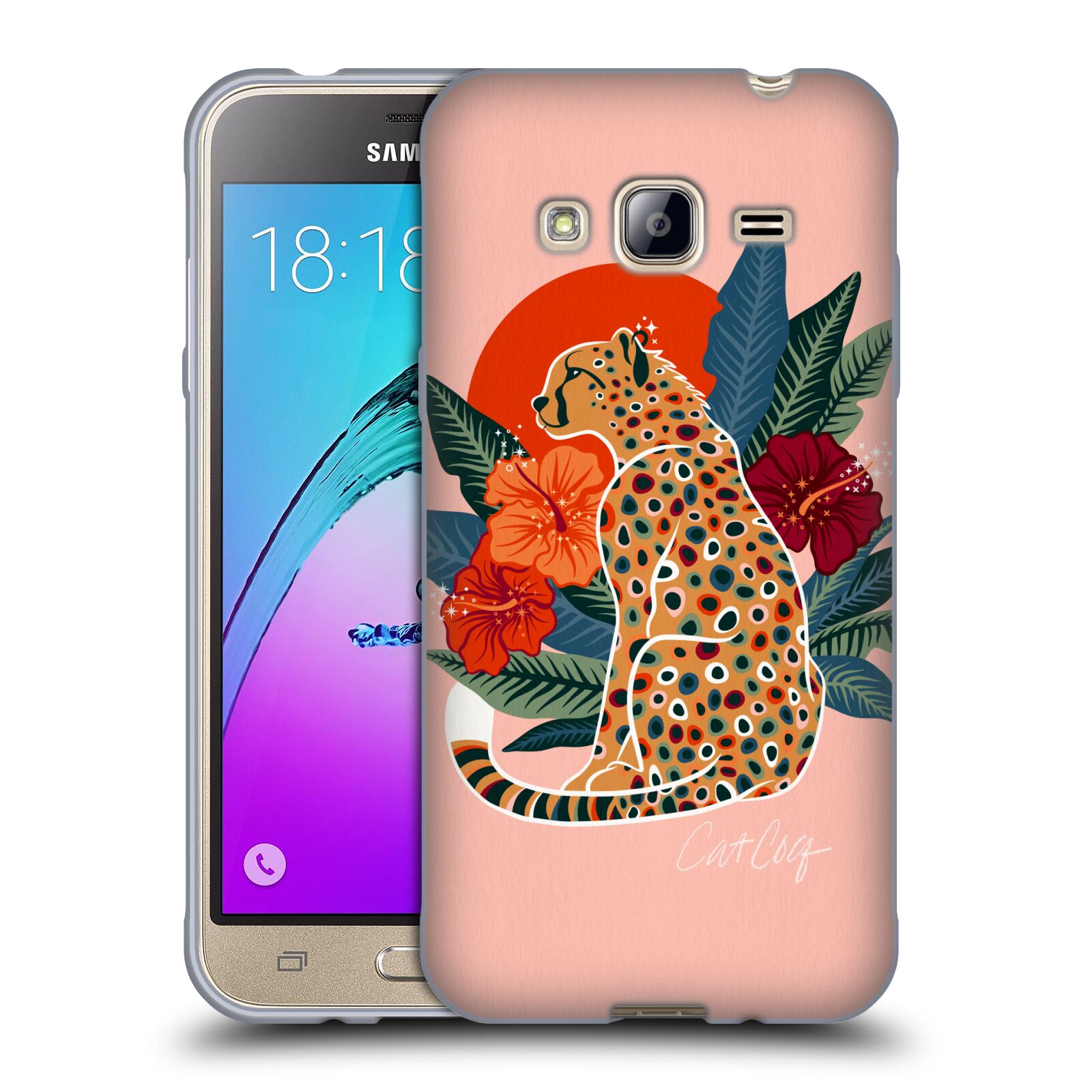 OFFICIAL CAT COQUILLETTE TROPICAL WILDLIFE GEL CASE FOR SAMSUNG PHONES 3 - Picture 11 of 21