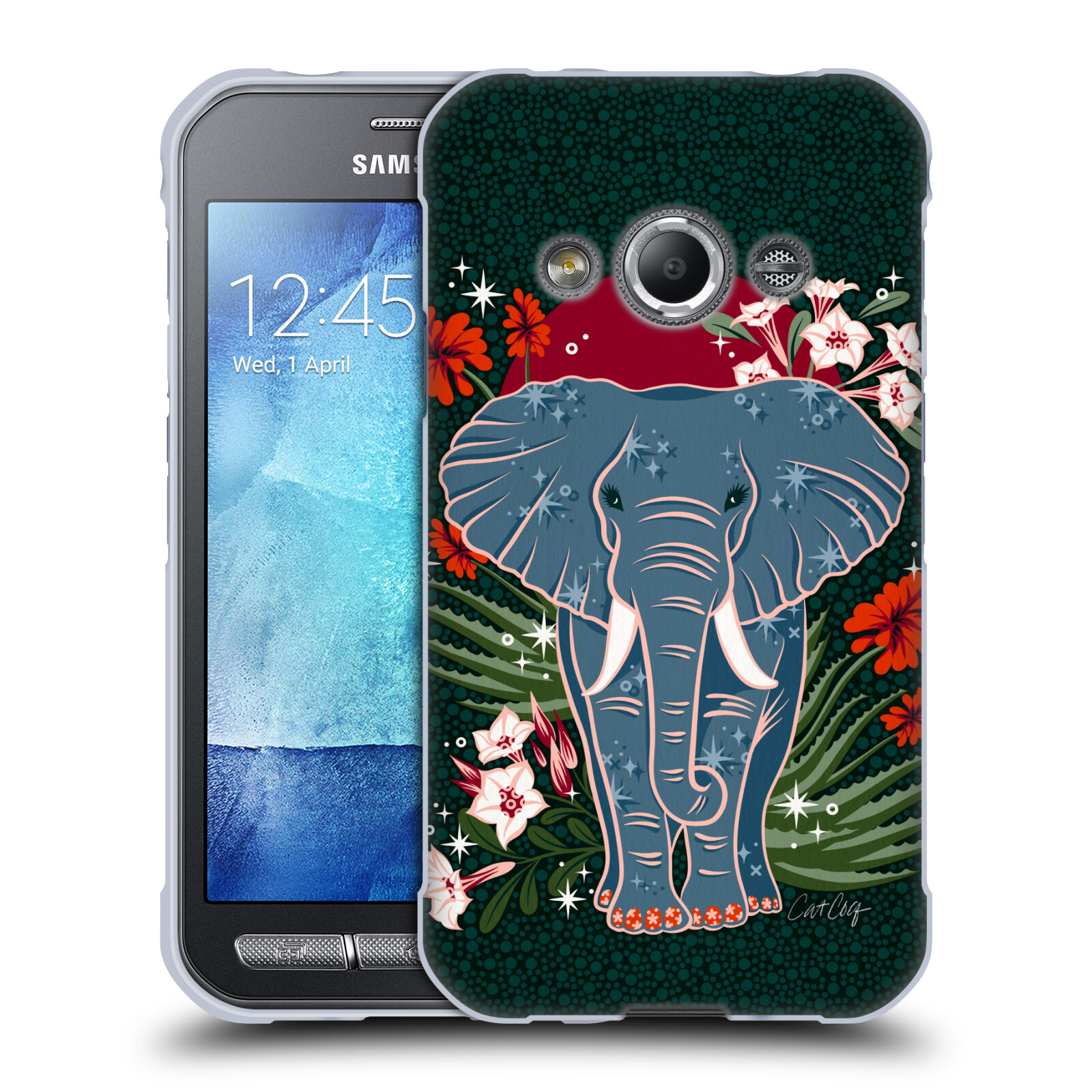 OFFICIAL CAT COQUILLETTE TROPICAL WILDLIFE GEL CASE FOR SAMSUNG PHONES 4 - Picture 12 of 20