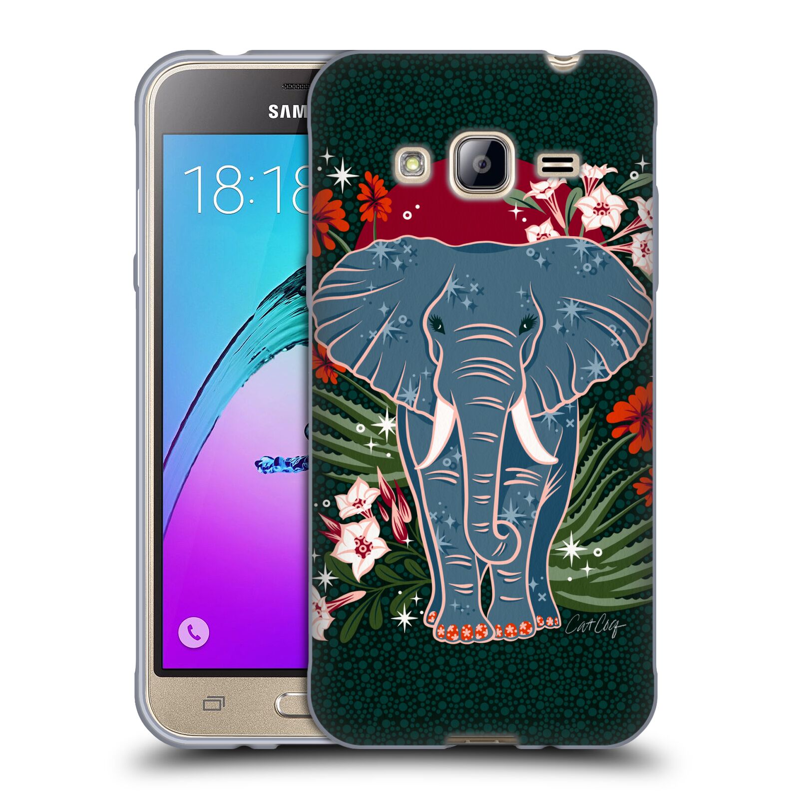 OFFICIAL CAT COQUILLETTE TROPICAL WILDLIFE GEL CASE FOR SAMSUNG PHONES 3 - Picture 12 of 21