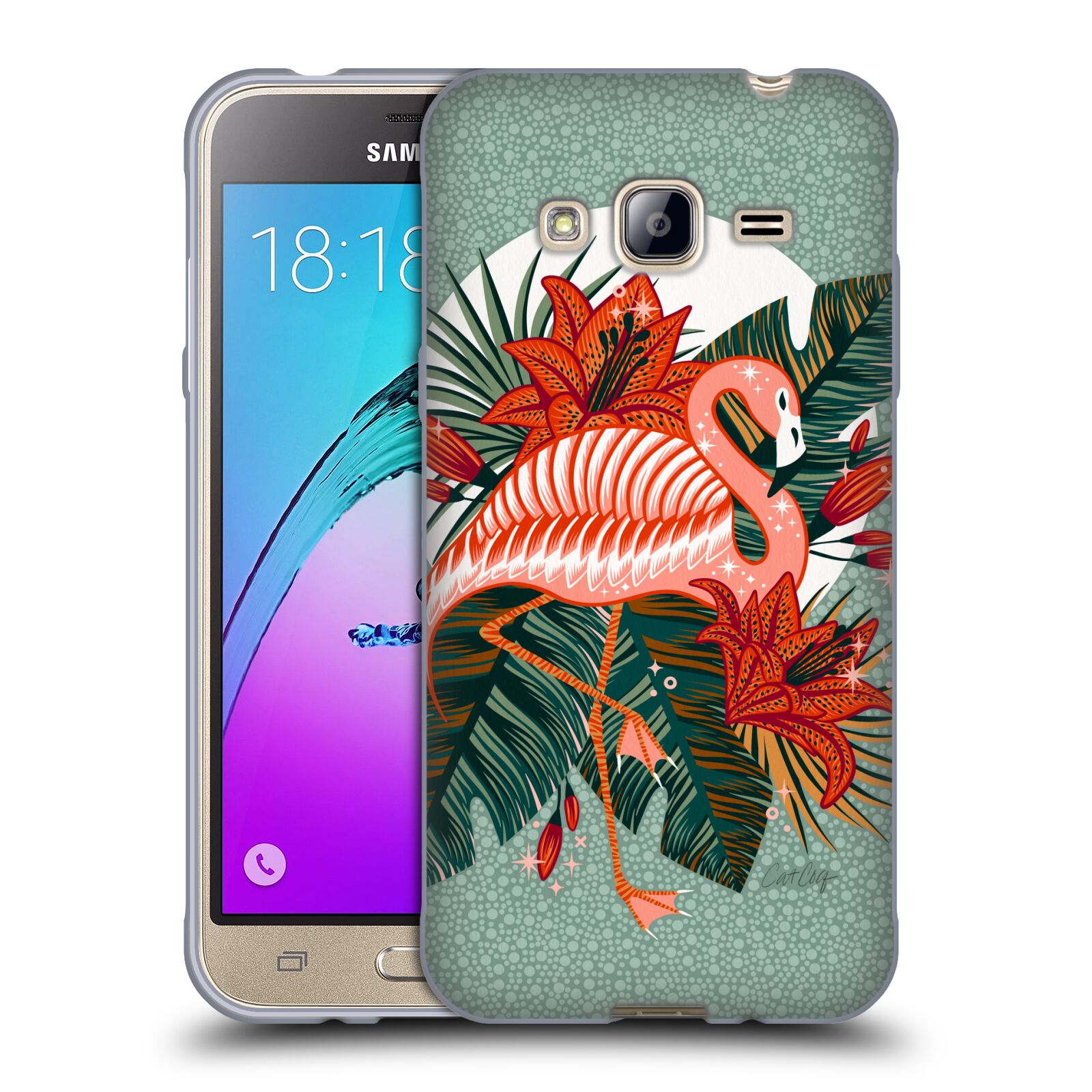 OFFICIAL CAT COQUILLETTE TROPICAL WILDLIFE GEL CASE FOR SAMSUNG PHONES 3 - Picture 14 of 21