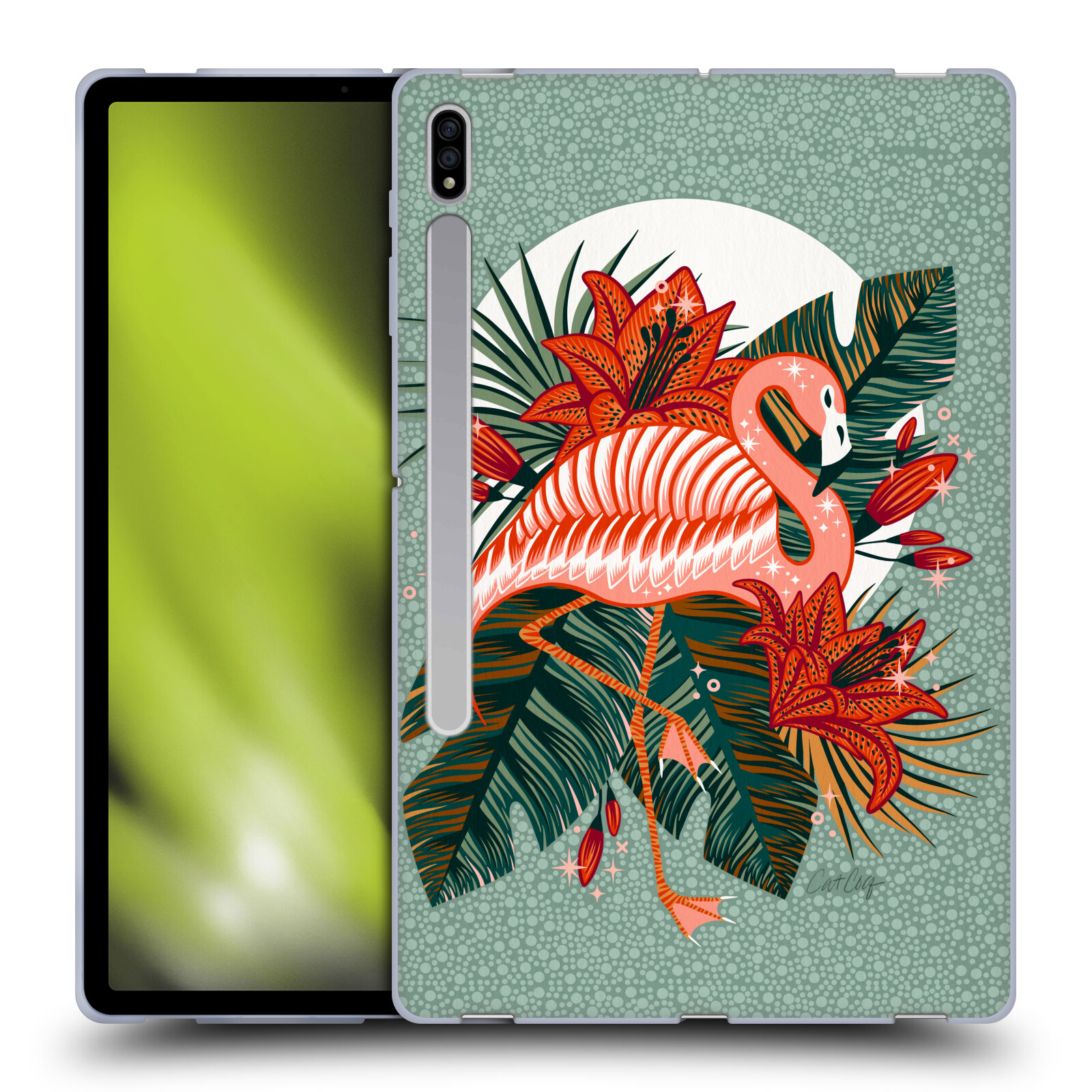 OFFICIAL CAT COQUILLETTE TROPICAL WILDLIFE GEL CASE FOR SAMSUNG TABLETS 1 - Picture 14 of 23