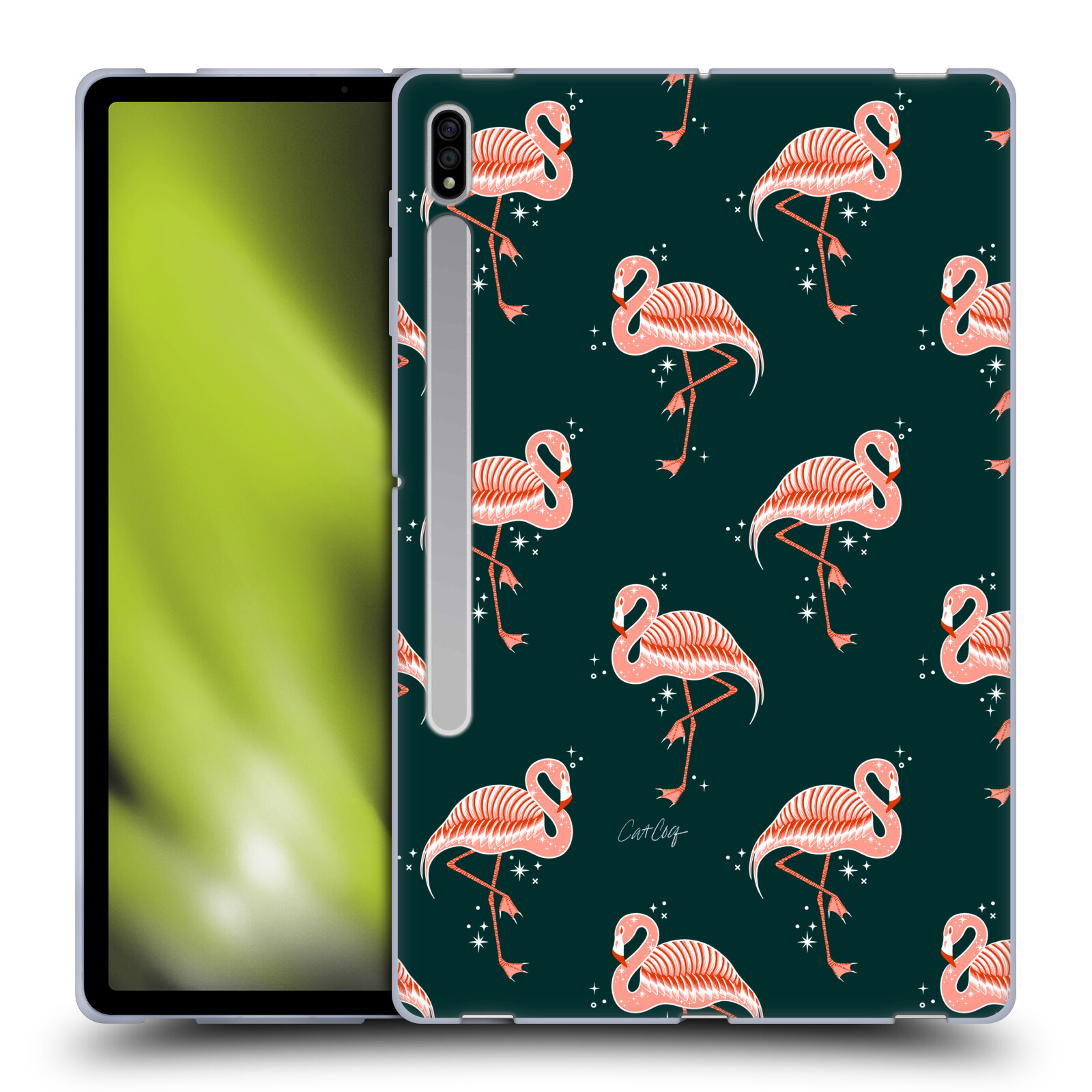 OFFICIAL CAT COQUILLETTE TROPICAL WILDLIFE GEL CASE FOR SAMSUNG TABLETS 1 - Picture 15 of 23