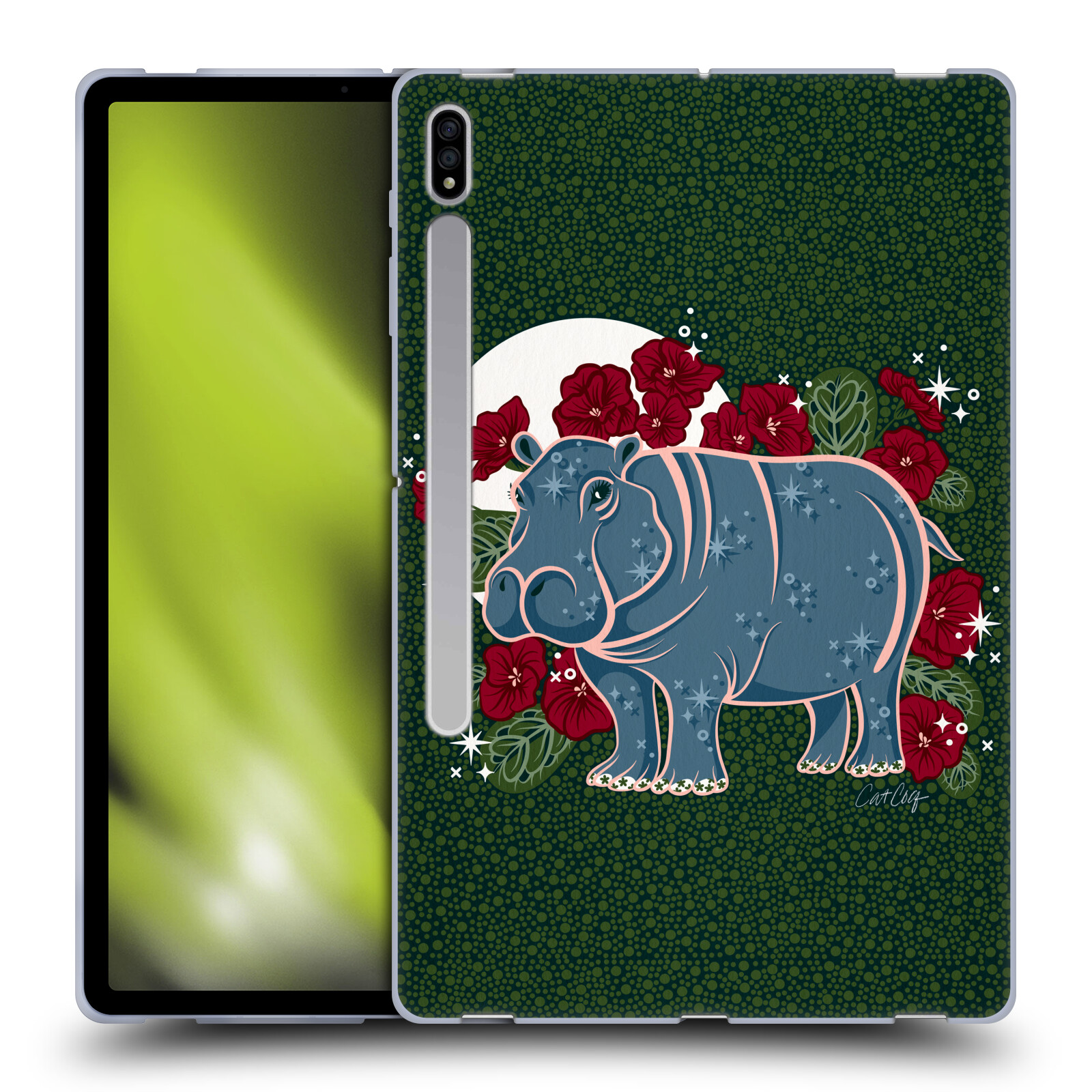 OFFICIAL CAT COQUILLETTE TROPICAL WILDLIFE GEL CASE FOR SAMSUNG TABLETS 1 - Picture 16 of 23