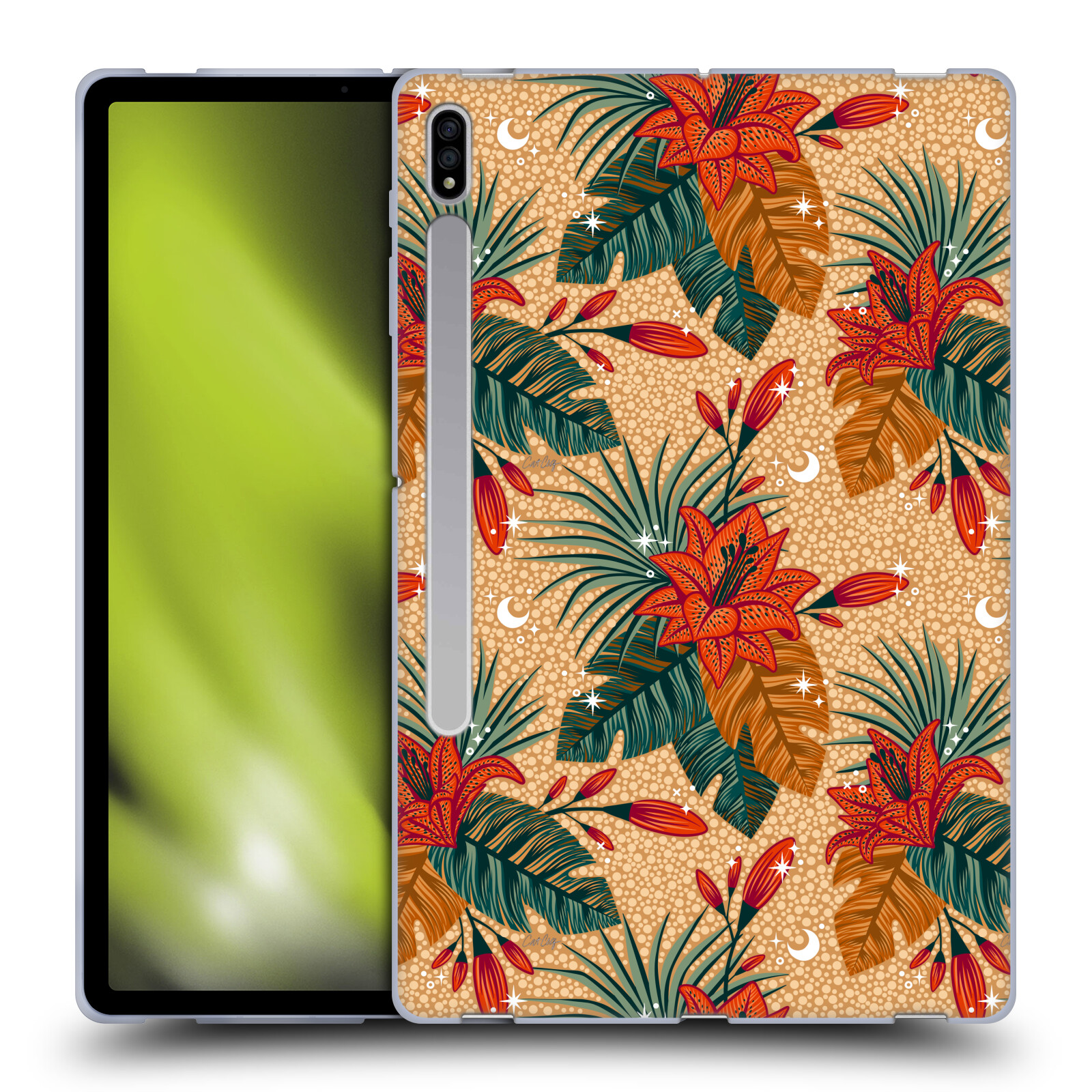 OFFICIAL CAT COQUILLETTE TROPICAL WILDLIFE GEL CASE FOR SAMSUNG TABLETS 1 - Picture 18 of 23