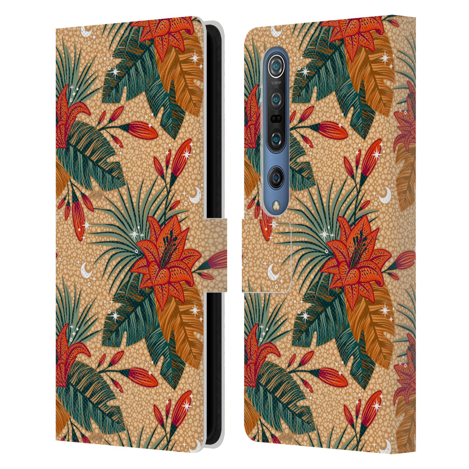CAT COQUILLETTE TROPICAL WILDLIFE LEATHER BOOK CASE FOR XIAOMI PHONES