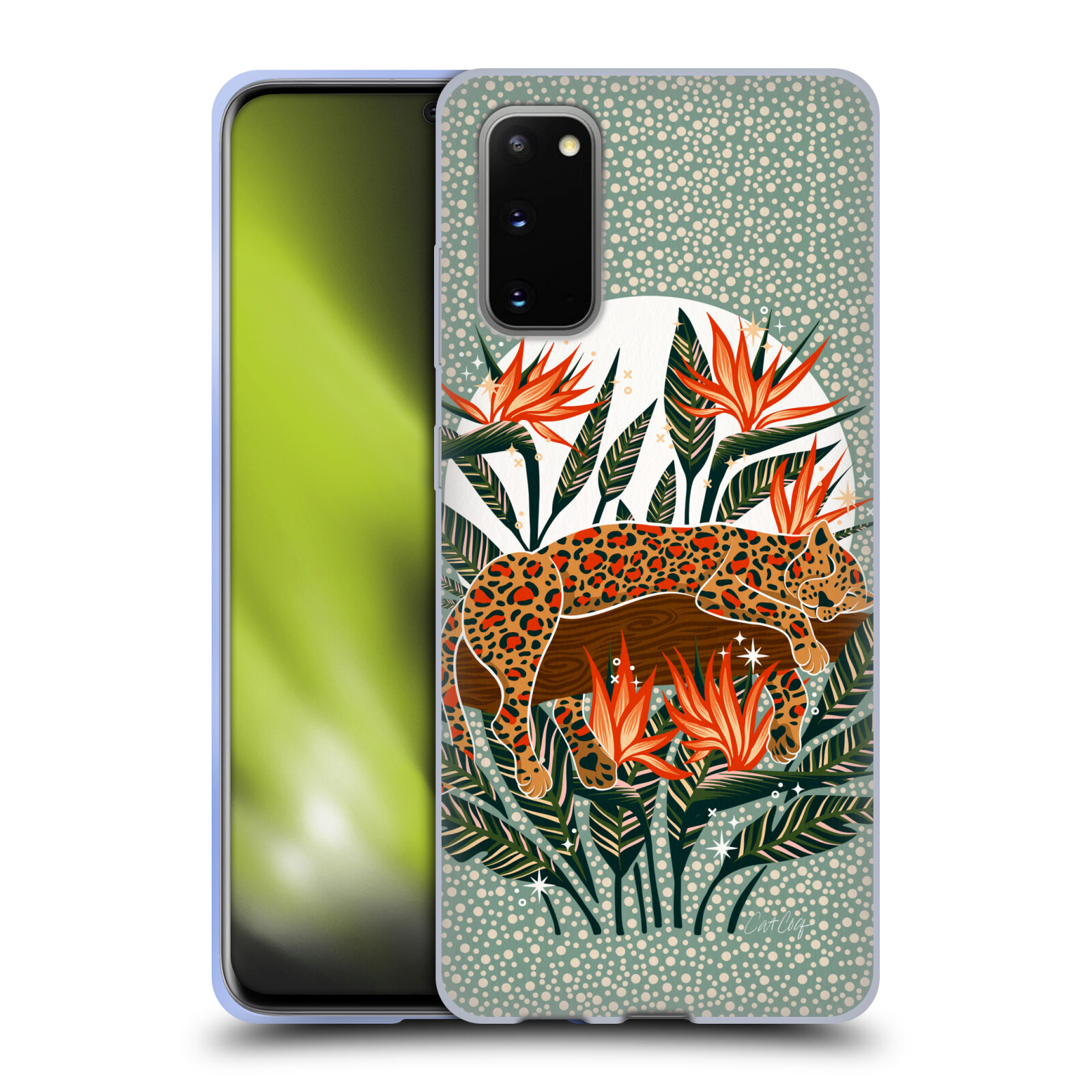 OFFICIAL CAT COQUILLETTE TROPICAL WILDLIFE GEL CASE FOR SAMSUNG PHONES 1 - Picture 17 of 22