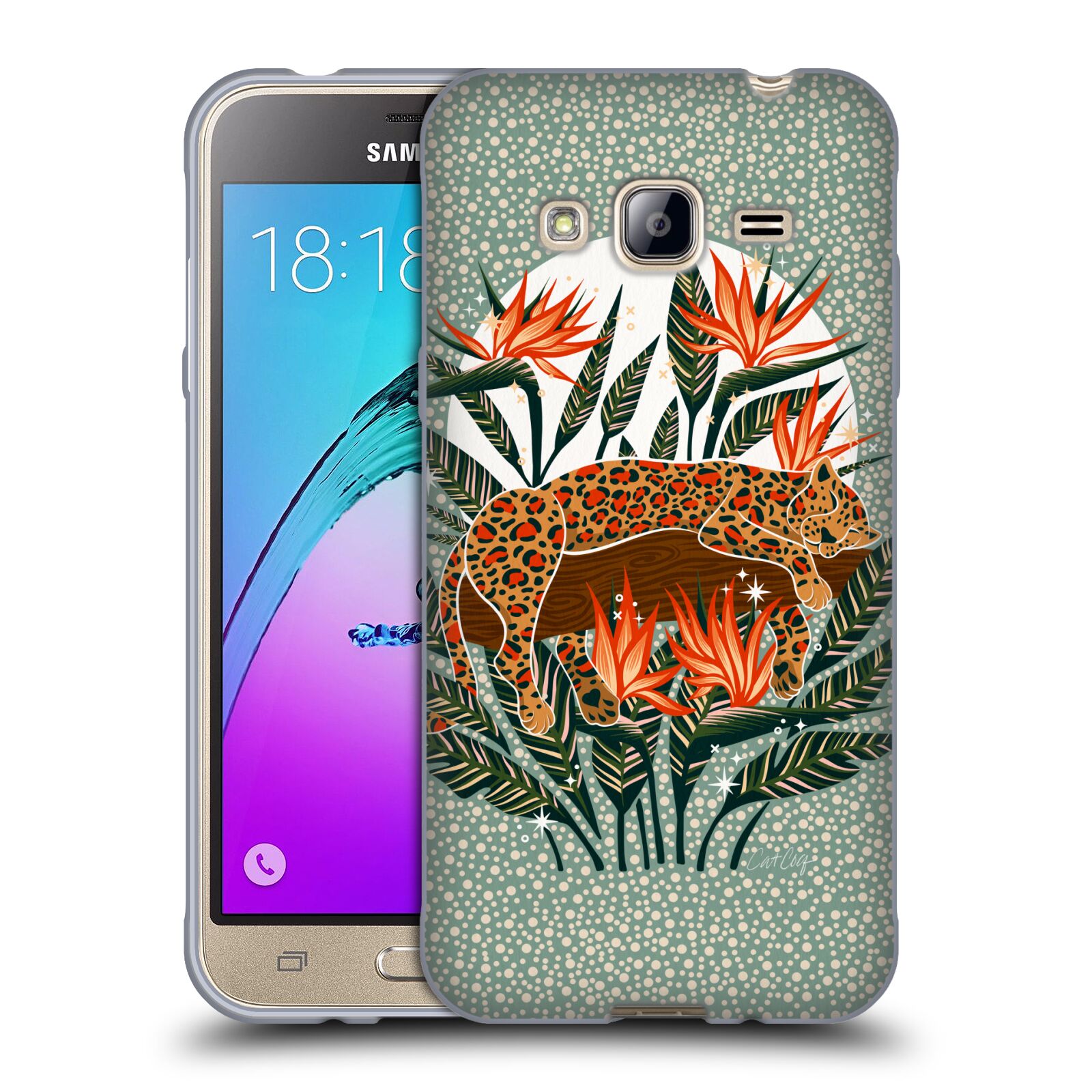 OFFICIAL CAT COQUILLETTE TROPICAL WILDLIFE GEL CASE FOR SAMSUNG PHONES 3 - Picture 17 of 21