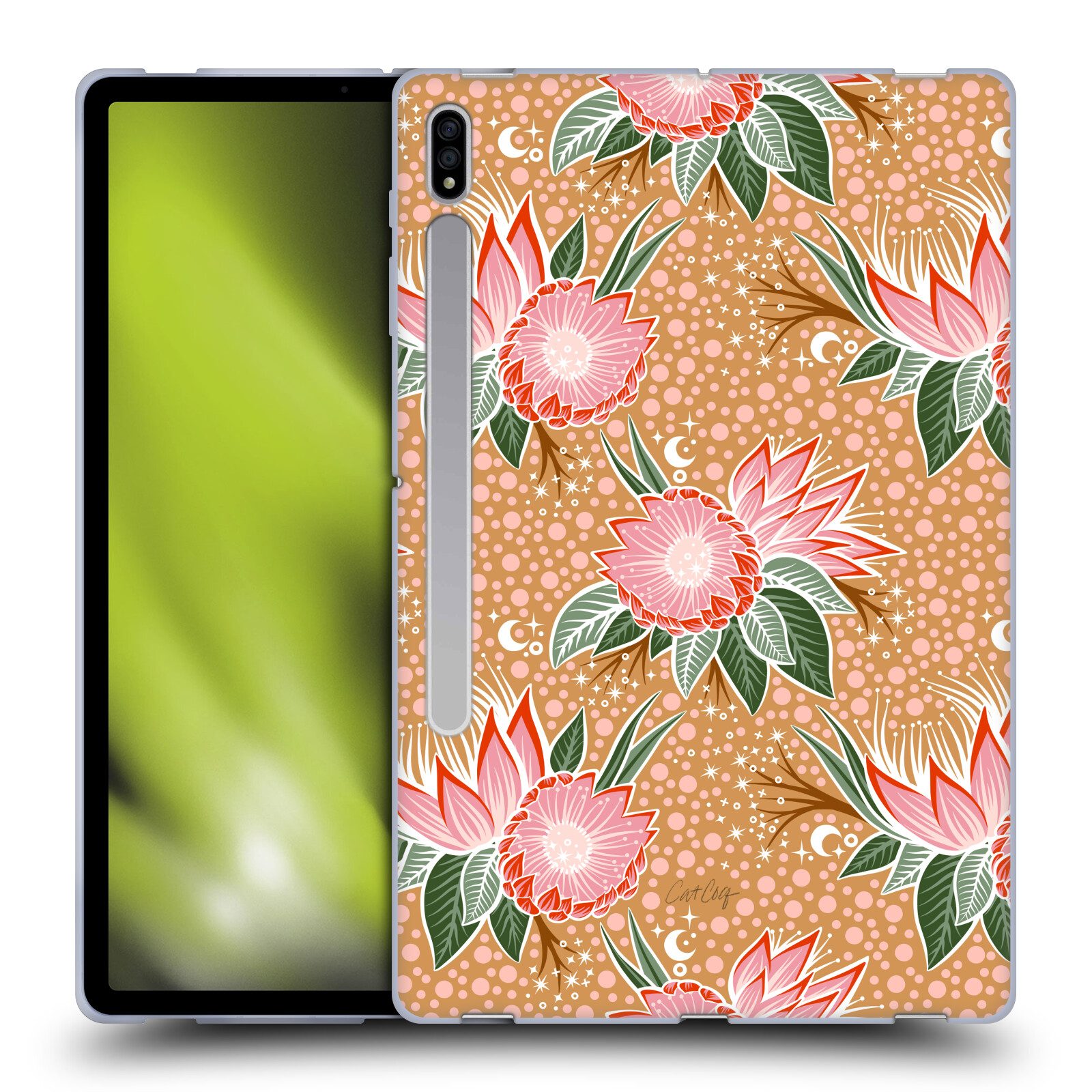 OFFICIAL CAT COQUILLETTE TROPICAL WILDLIFE GEL CASE FOR SAMSUNG TABLETS 1 - Picture 20 of 23