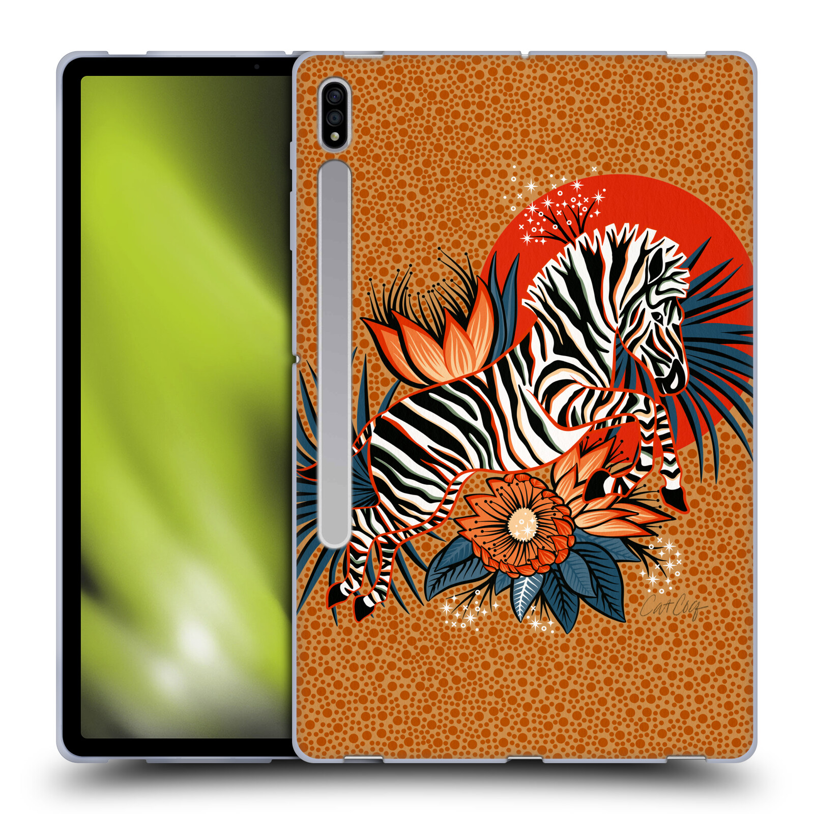 OFFICIAL CAT COQUILLETTE TROPICAL WILDLIFE GEL CASE FOR SAMSUNG TABLETS 1 - Picture 22 of 23