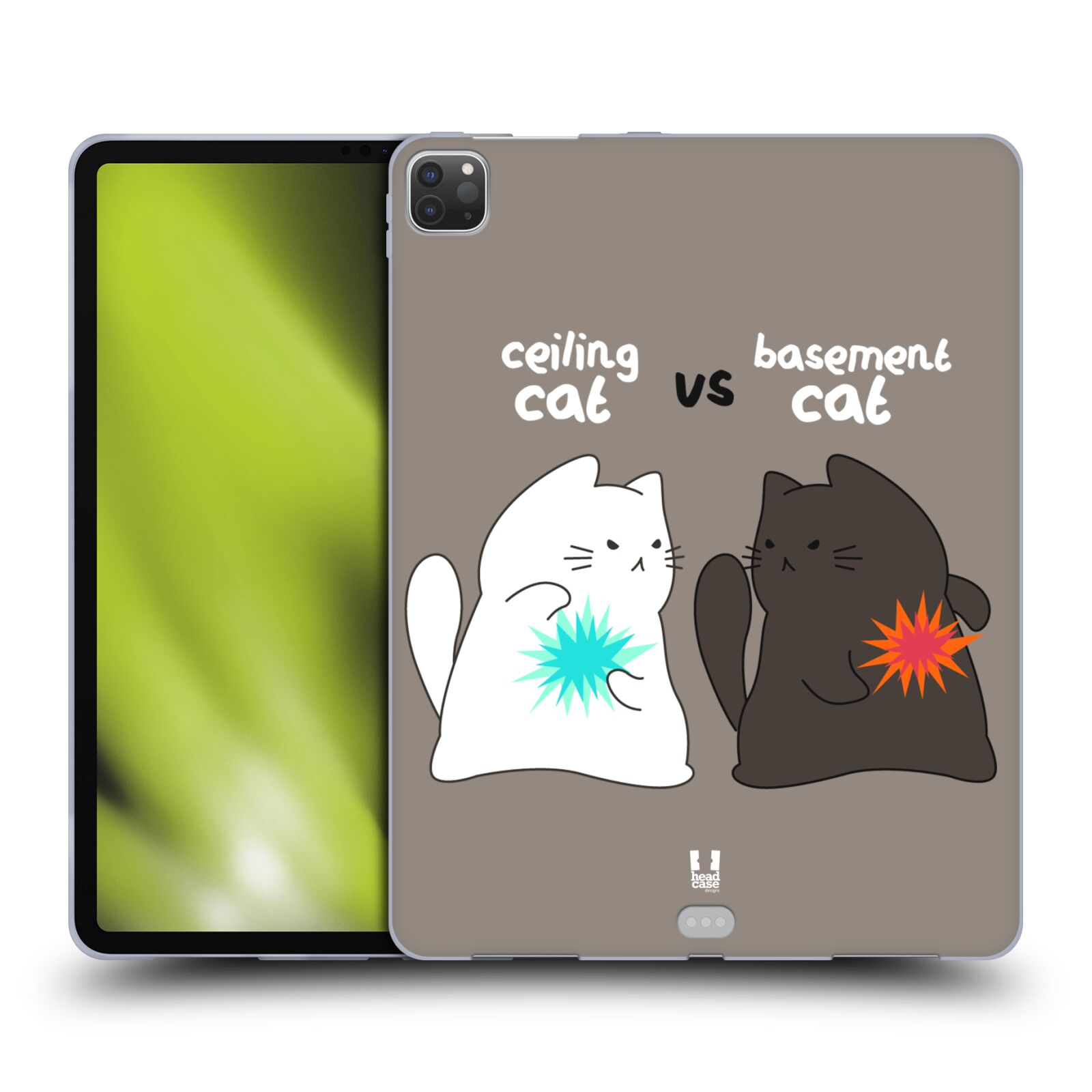 FUNDA DE GEL HEAD CASE DESIGNS CON TECHO DE GATO VS SÓTANO PARA SAMSUNG KINDLE APPLE - Imagen 10 de 15