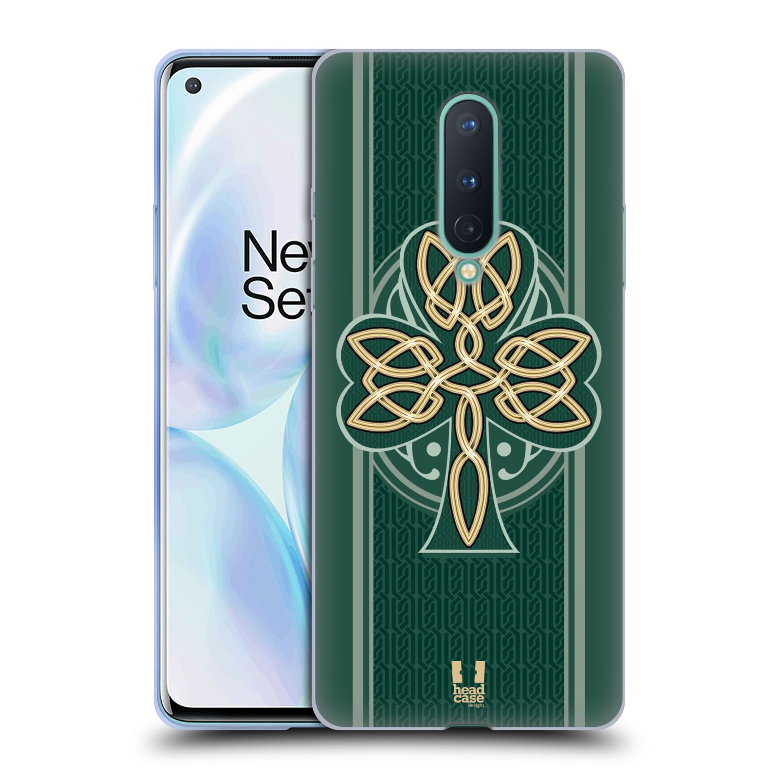 FUNDA HEAD CASE DESIGNS CON DIBUJO DE TRÉBOL CELTA DE GEL SUAVE PARA TELÉFONOS GOOGLE ONEPLUS - Imagen 8 de 12