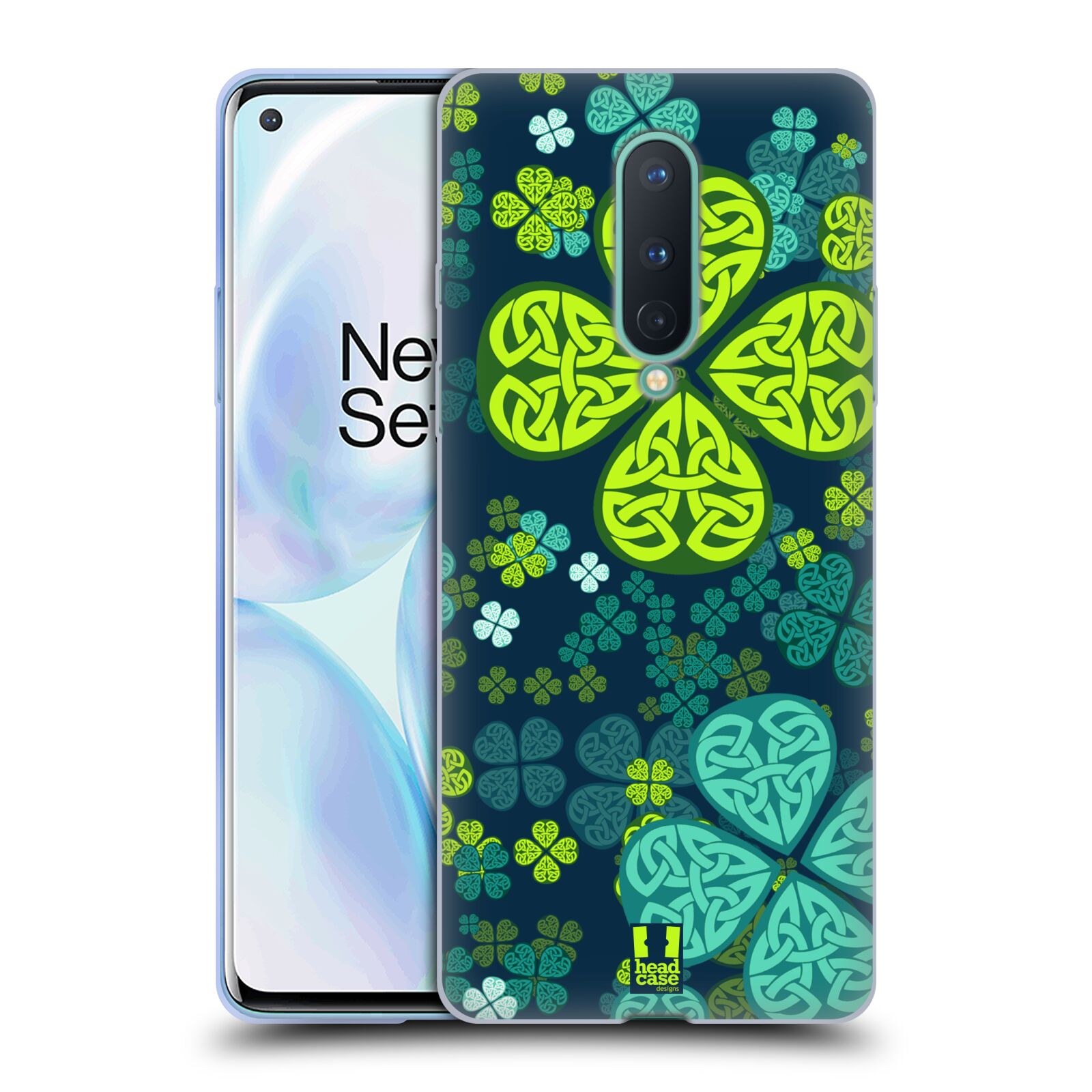 FUNDA HEAD CASE DESIGNS CON DIBUJO DE TRÉBOL CELTA DE GEL SUAVE PARA TELÉFONOS GOOGLE ONEPLUS - Imagen 11 de 12