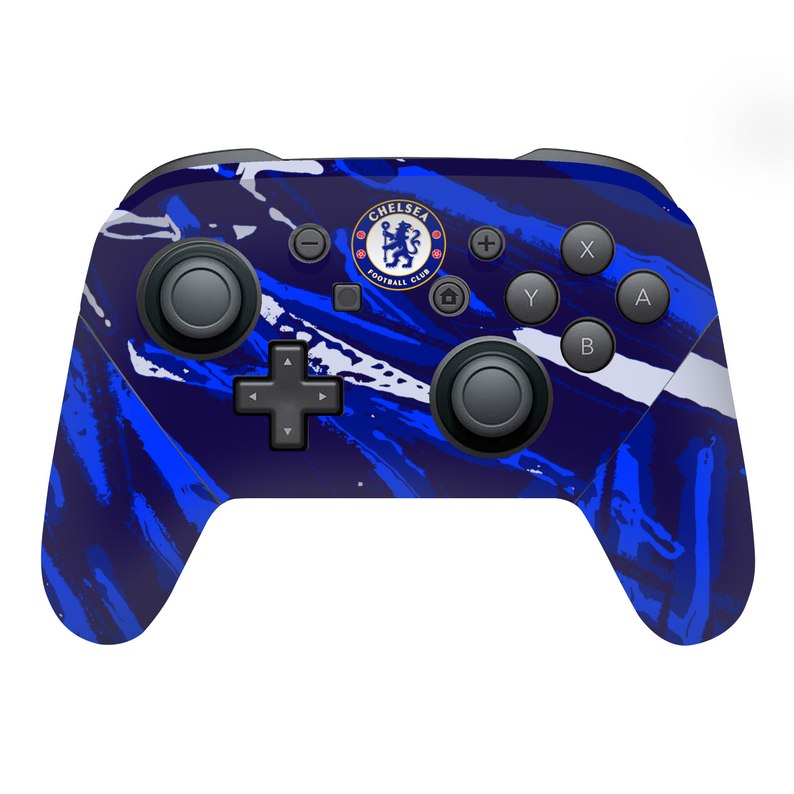 OFFICIAL CHELSEA FOOTBALL CLUB ART VINYL SKIN FOR NINTENDO SWITCH PRO CONTROLLER - Afbeelding 6 van 14