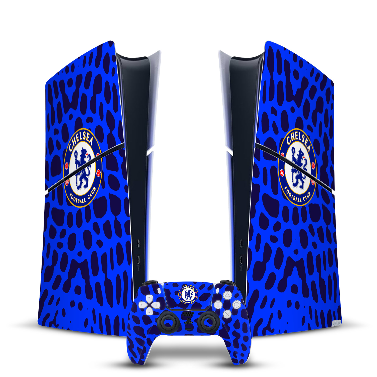 CHELSEA FOOTBALL CLUB ART VINYL SKIN FOR PS5 SLIM DIGITAL CONSOLE & CONTROLLER