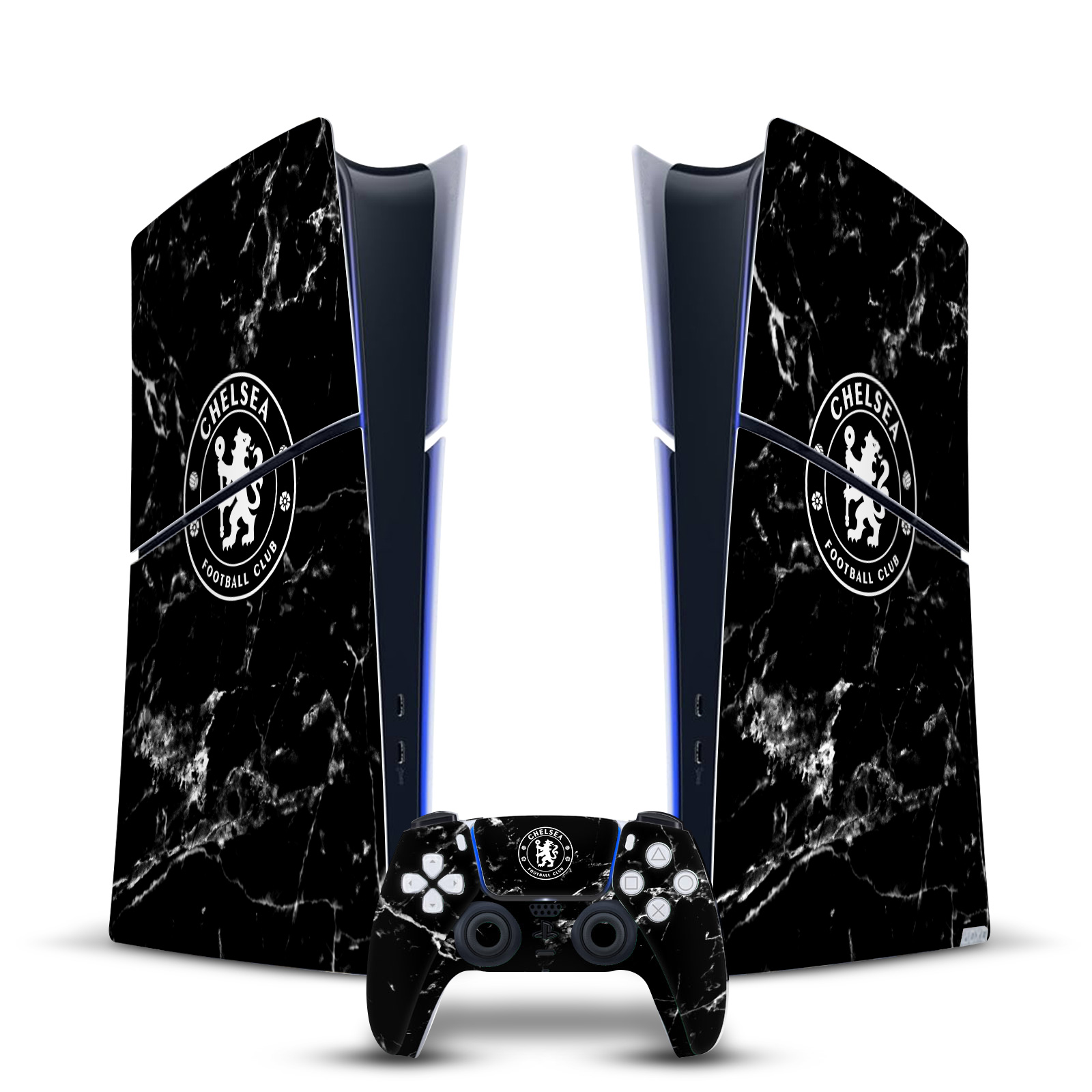 CHELSEA FOOTBALL CLUB ART VINYL SKIN FOR PS5 SLIM DIGITAL CONSOLE & CONTROLLER