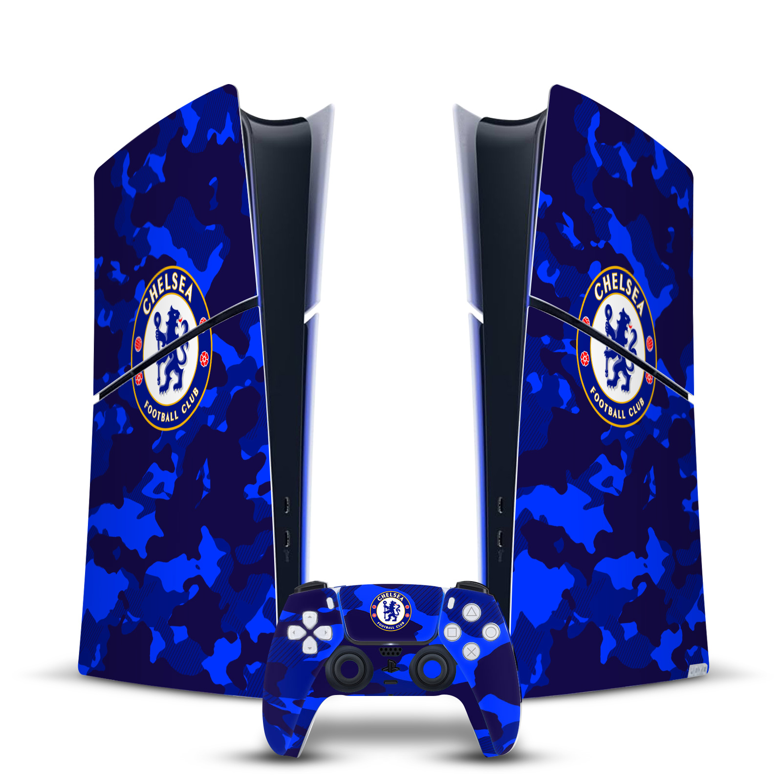 CHELSEA FOOTBALL CLUB ART VINYL SKIN FOR PS5 SLIM DIGITAL CONSOLE & CONTROLLER