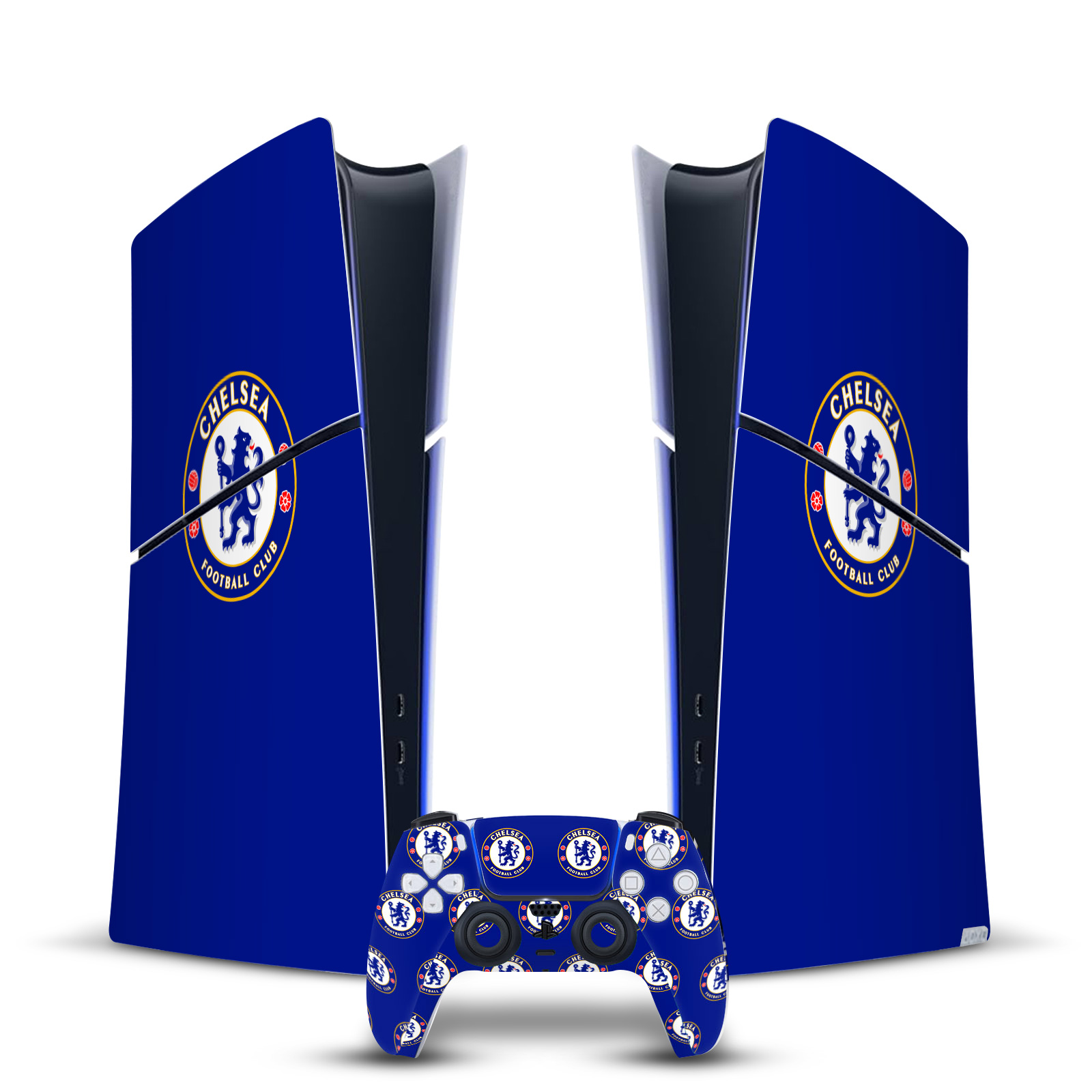 CHELSEA FOOTBALL CLUB ART VINYL SKIN FOR PS5 SLIM DIGITAL CONSOLE & CONTROLLER