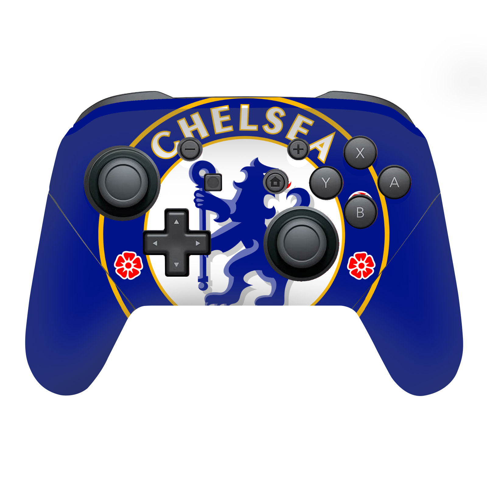 OFFICIAL CHELSEA FOOTBALL CLUB ART VINYL SKIN FOR NINTENDO SWITCH PRO CONTROLLER - Afbeelding 12 van 14