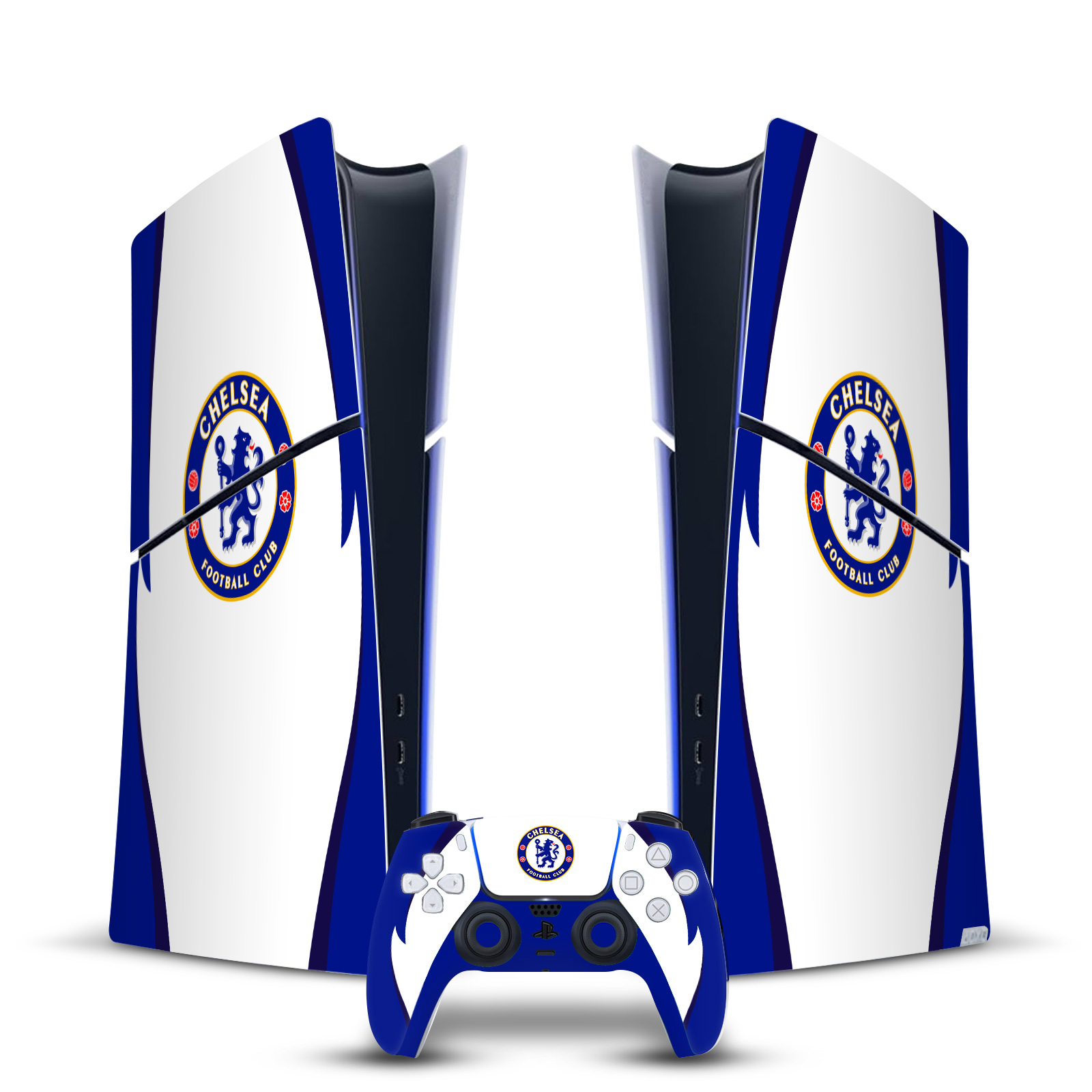 CHELSEA FOOTBALL CLUB ART VINYL SKIN FOR PS5 SLIM DIGITAL CONSOLE & CONTROLLER