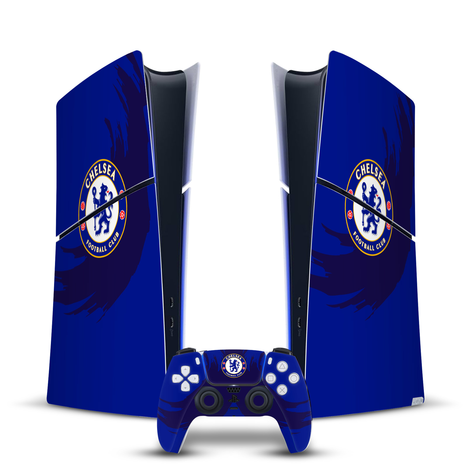 CHELSEA FOOTBALL CLUB ART VINYL SKIN FOR PS5 SLIM DIGITAL CONSOLE & CONTROLLER