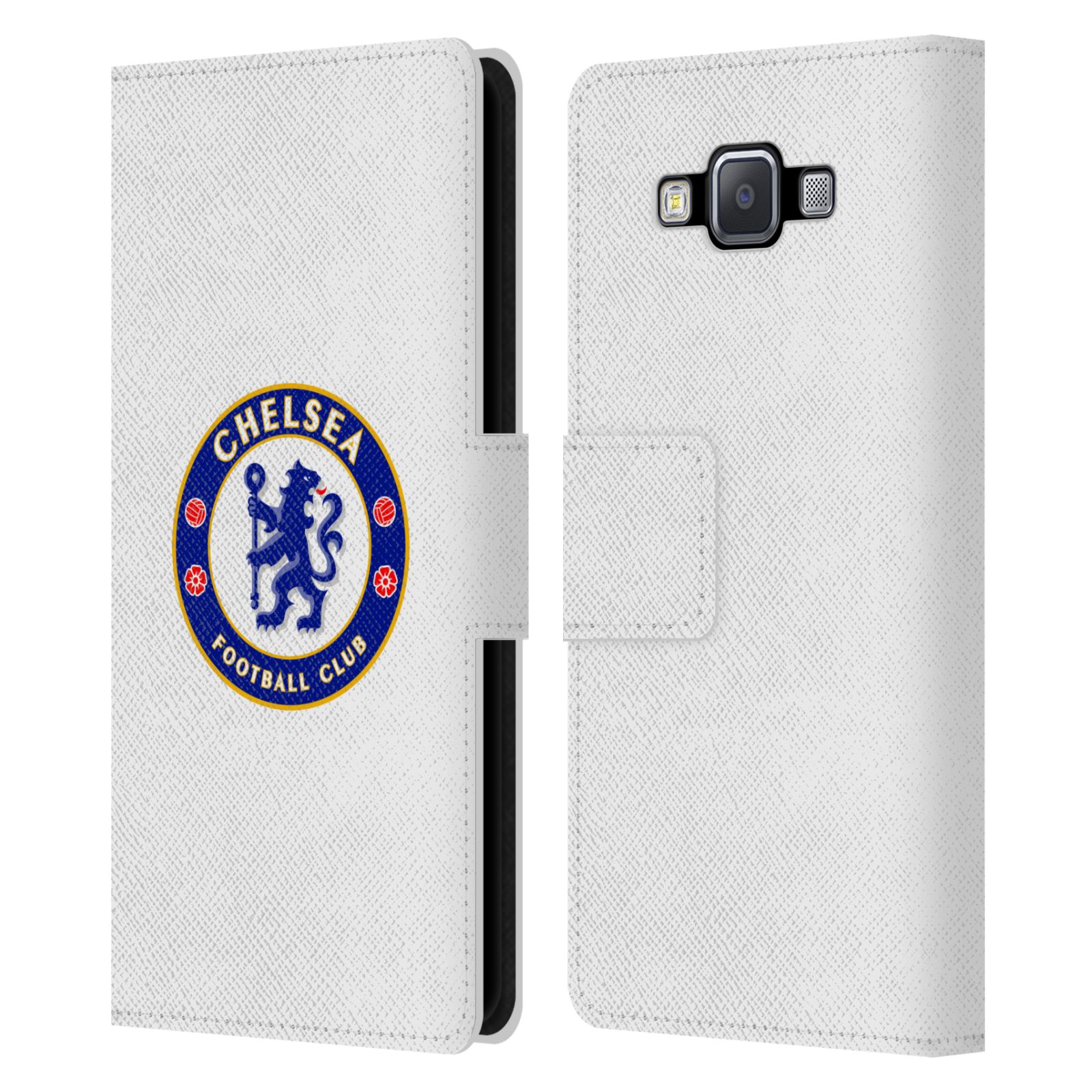 OFFICIAL CHELSEA FOOTBALL CLUB CREST LEATHER BOOK FLIP CASE FOR SAMSUNG ...