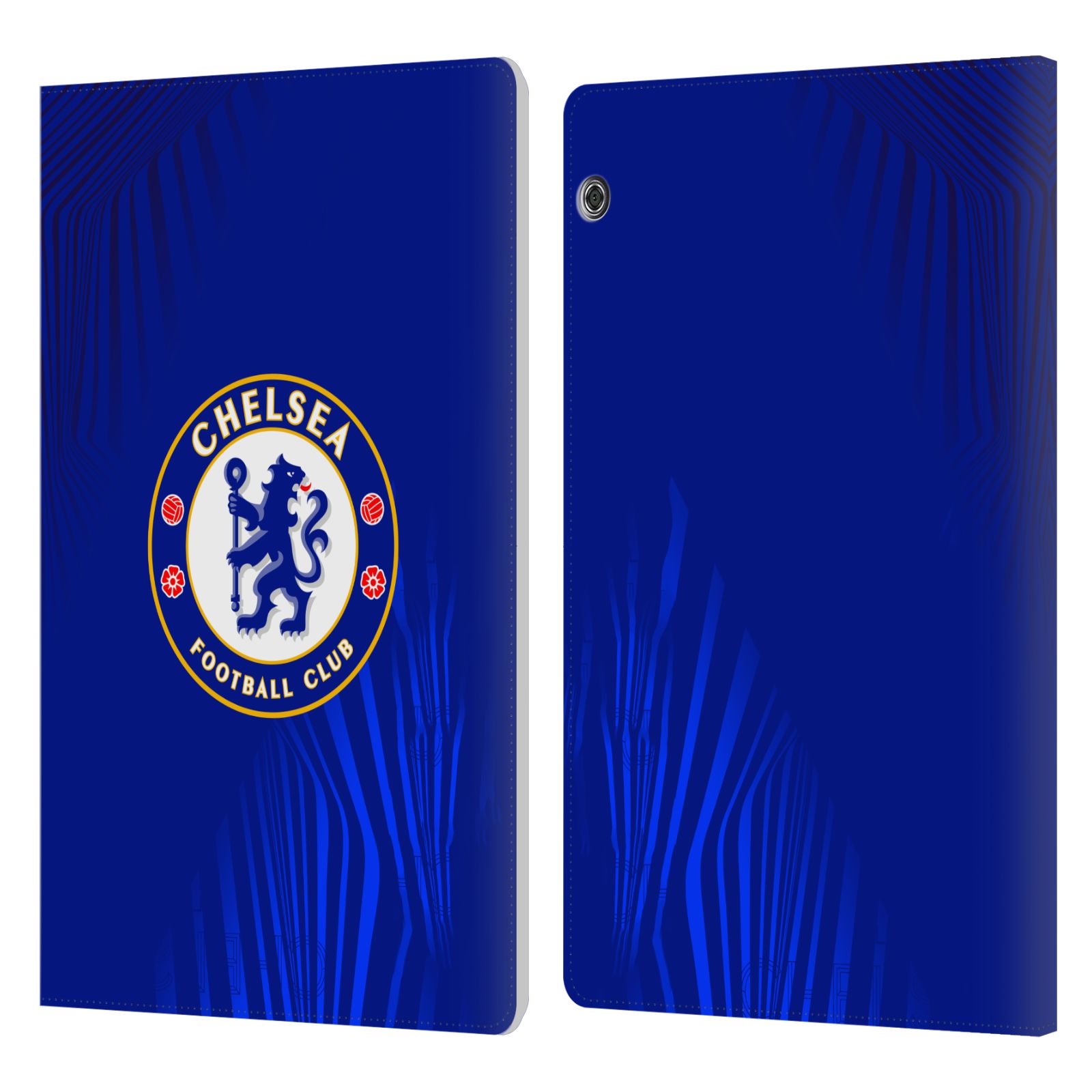OFFICIAL CHELSEA FOOTBALL CLUB CREST LEATHER BOOK CASE FOR HUAWEI XIAOMI TABLET - Picture 7 of 7