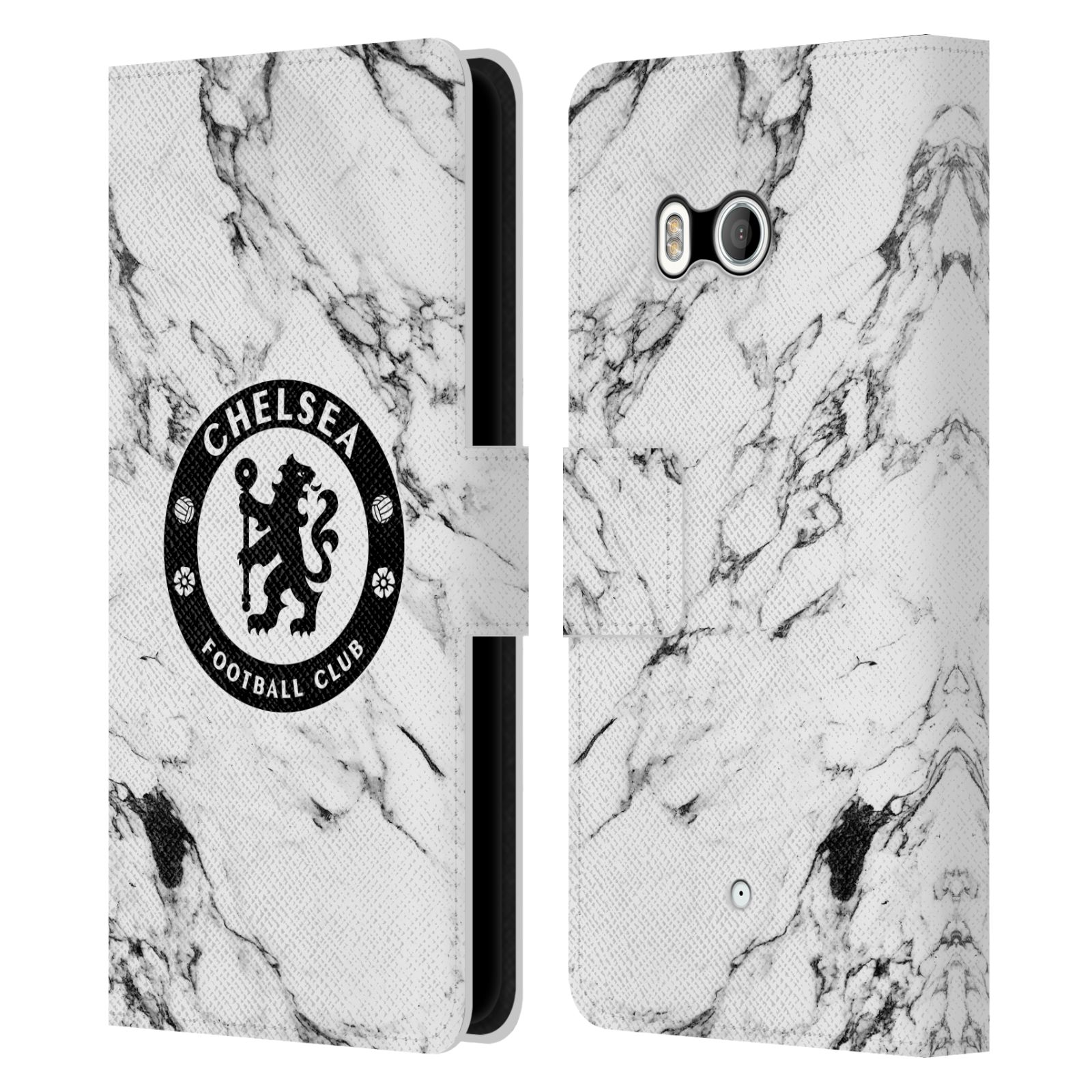 FUNDA PLEGABLE OFICIAL DE CUERO CHELSEA CLUB DE FÚTBOL CLUB CREST LIBRO PARA TELÉFONOS HTC 1 - Imagen 7 de 7