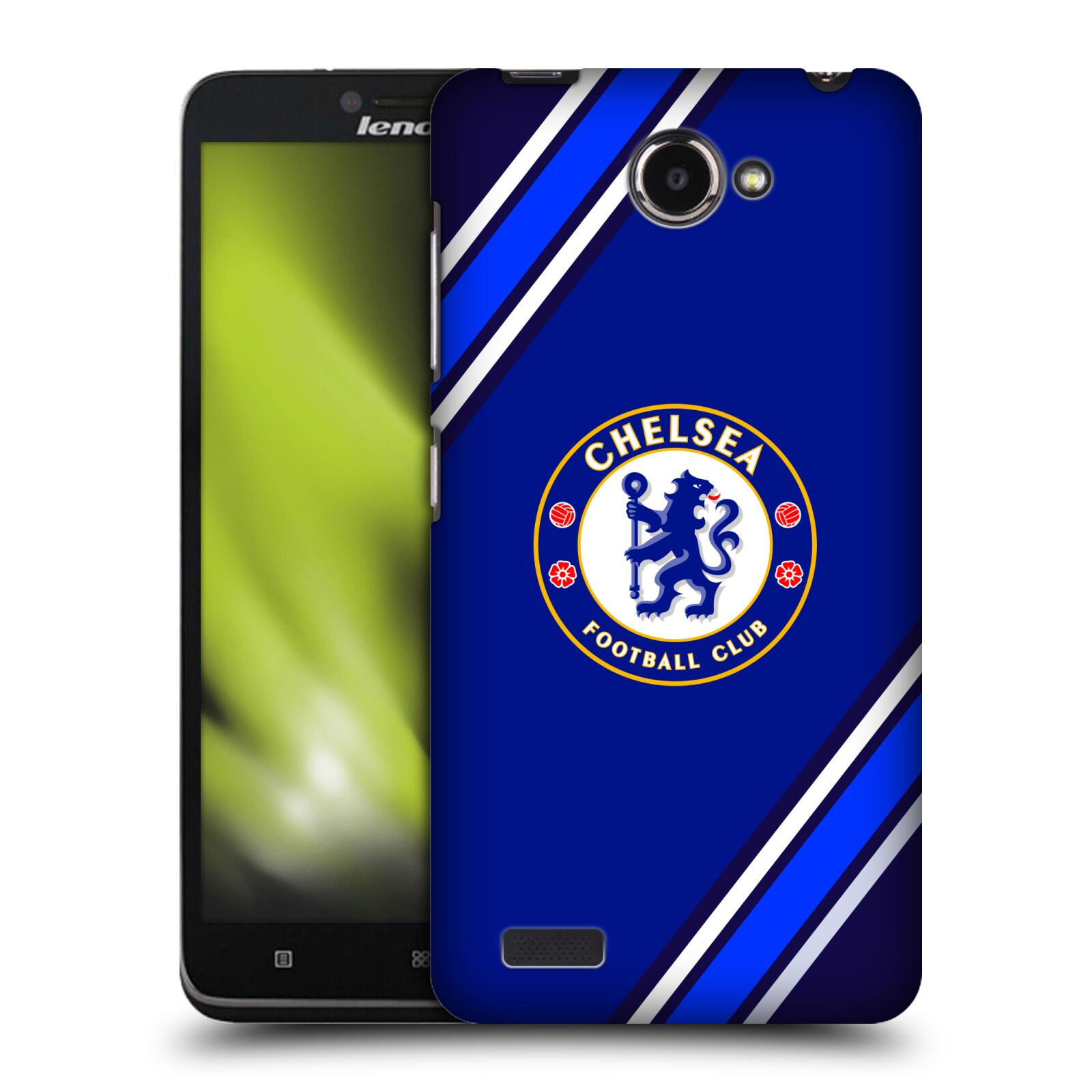 OFFICIAL CHELSEA FOOTBALL CLUB CREST HARD BACK CASE FOR LENOVO PHONES - Picture 13 of 14