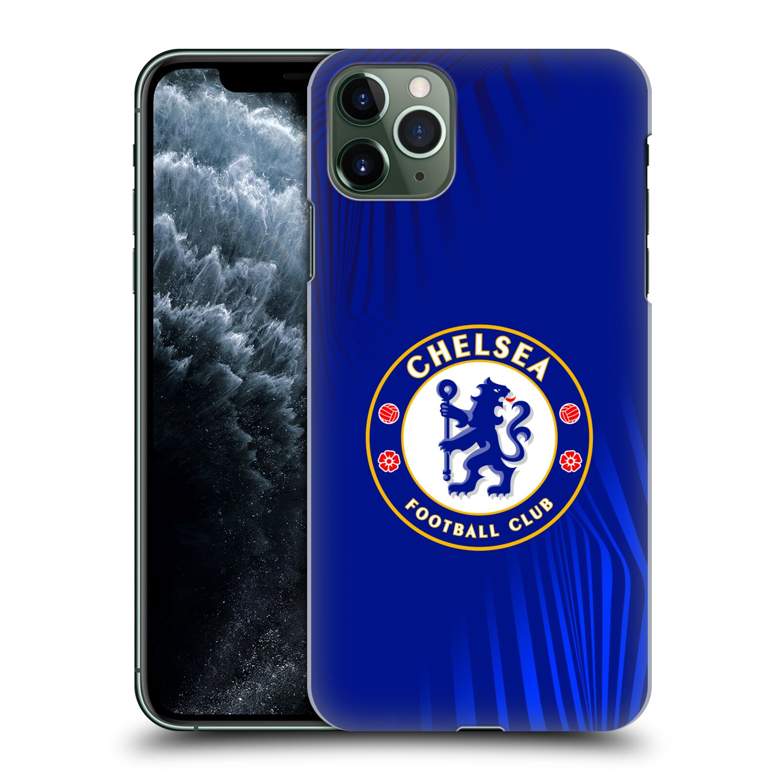 SE 2020 & 2022 Head Case Designs Officially Licensed Chelsea Football Club Super Graphic Crest Leather Book Flip Case Cover Compatible With Apple iPhone 7/8