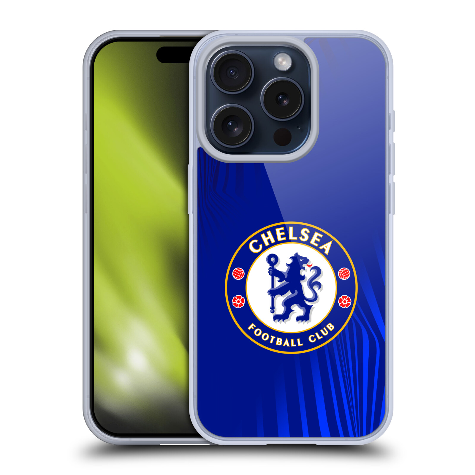 OFFICIAL CHELSEA FOOTBALL CLUB CREST SOFT GEL CASE FOR APPLE iPHONE PHONES - Picture 14 of 15