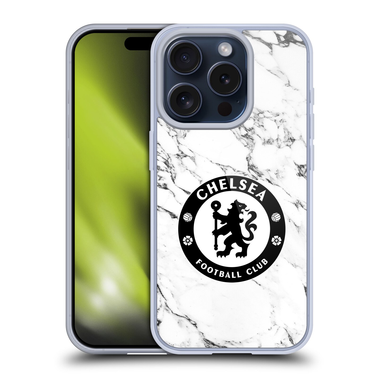OFFICIAL CHELSEA FOOTBALL CLUB CREST SOFT GEL CASE FOR APPLE iPHONE PHONES - Picture 15 of 15