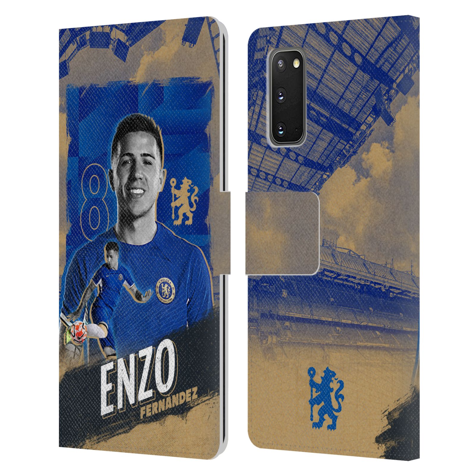 CHELSEA FOOTBALL CLUB 2023/24 FIRST TEAM LEATHER BOOK CASE FOR SAMSUNG PHONES 2 - Picture 8 of 11