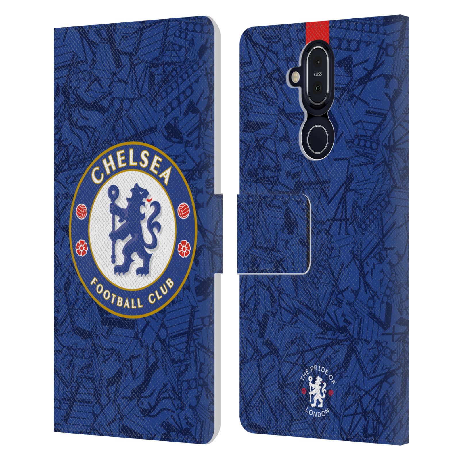 OFFICIAL CHELSEA FOOTBALL CLUB 2019/20 KIT LEATHER BOOK CASE FOR NOKIA PHONES - Picture 8 of 8