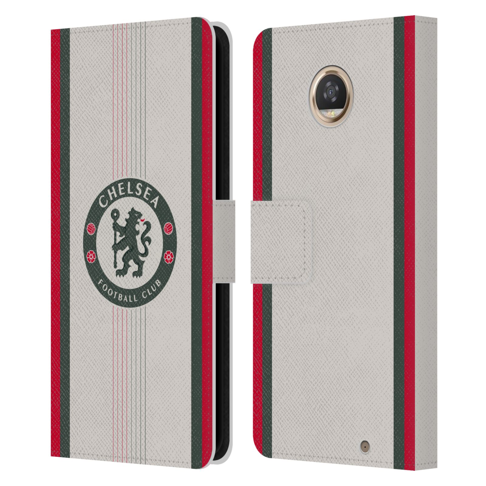 KIT OFICIAL CHELSEA FOOTBALL CLUB 2025/26 FUNDA LIBRO CUERO PARA TELÉFONOS MOTOROLA - Imagen 7 de 9