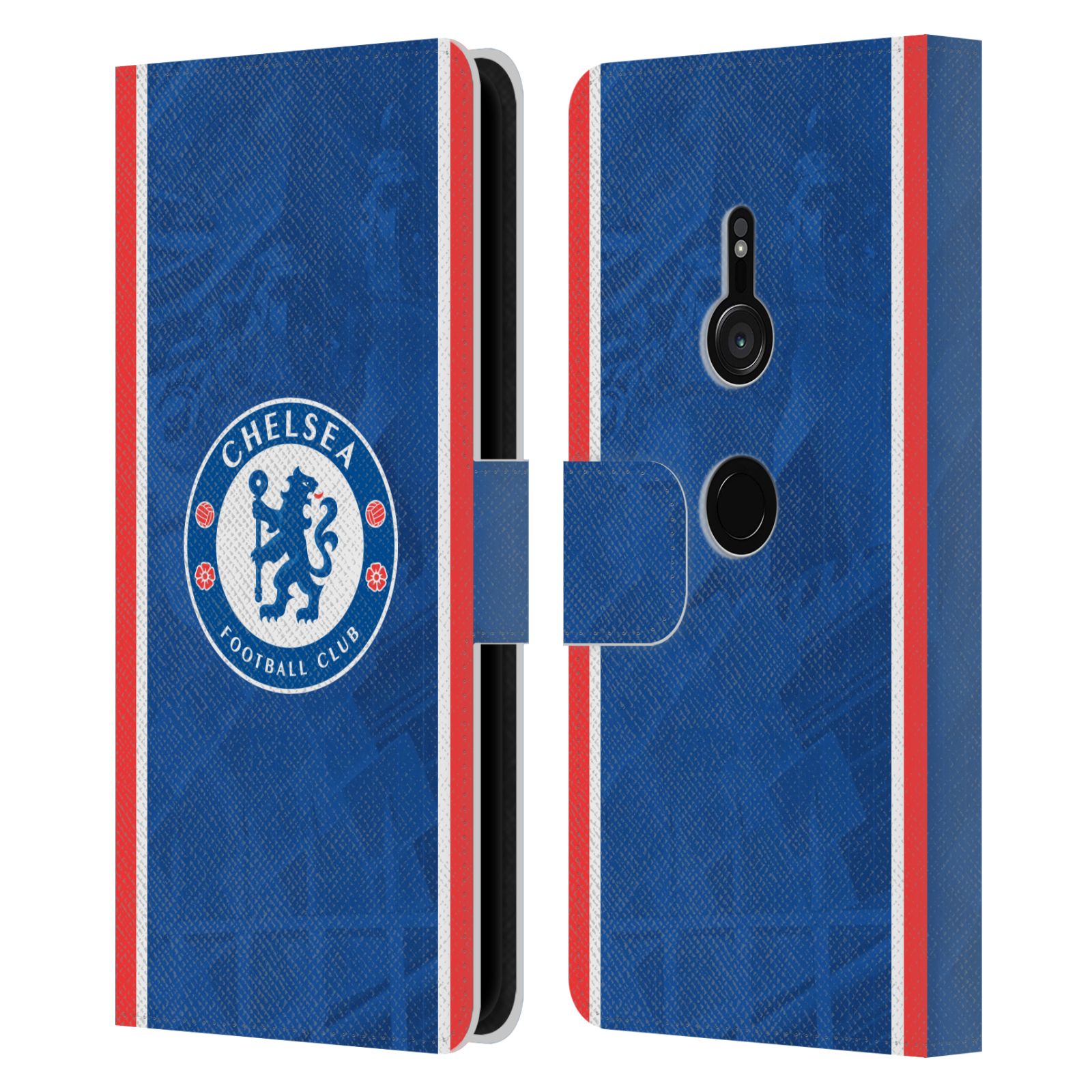 KIT FUNDA LIBRO CUERO OFICIAL CHELSEA FOOTBALL CLUB 2025/26 PARA TELÉFONOS SONY 1 - Imagen 8 de 9