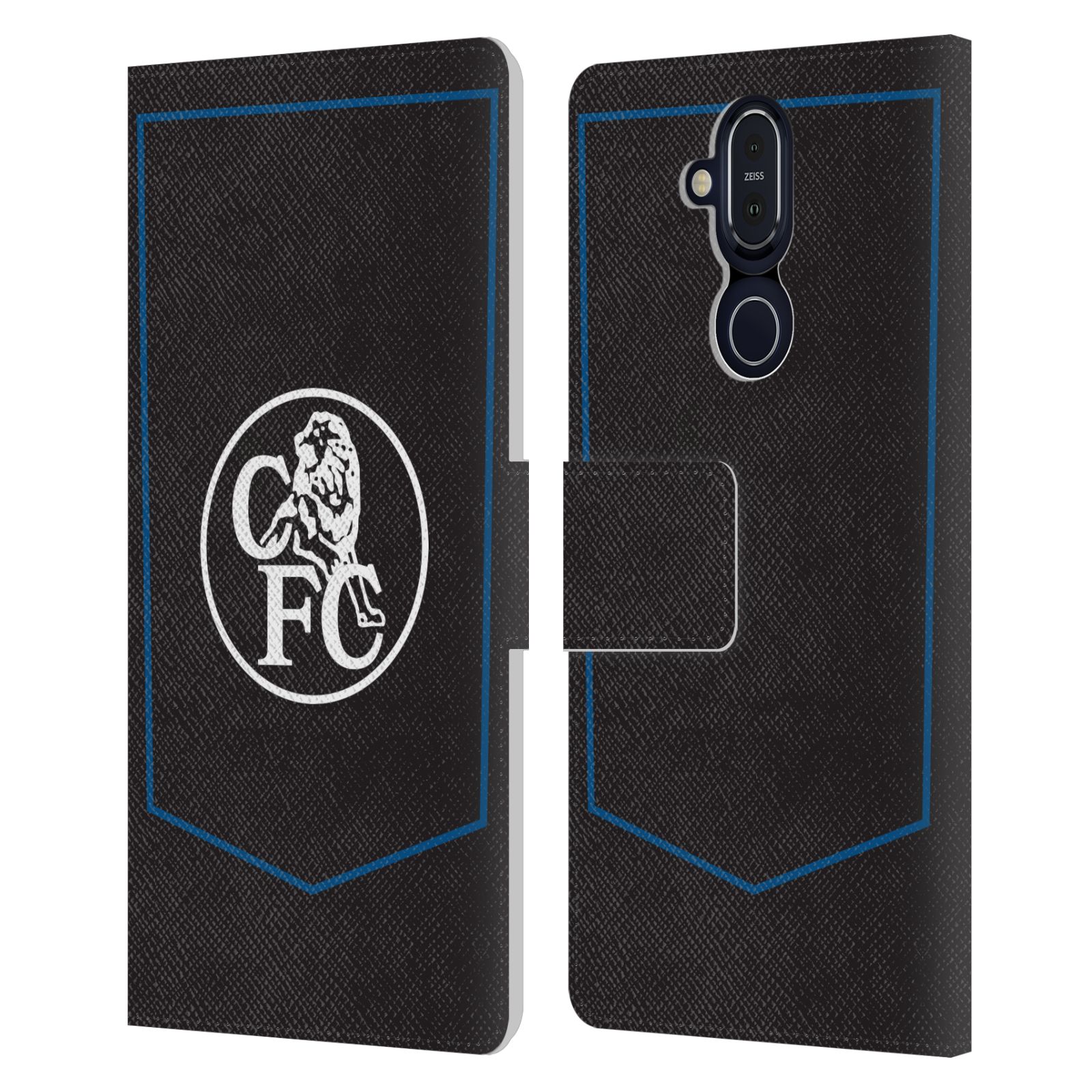 KIT FUNDA LIBRO CUERO OFICIAL CHELSEA FOOTBALL CLUB 2025/26 PARA TELÉFONOS NOKIA - Imagen 9 de 9