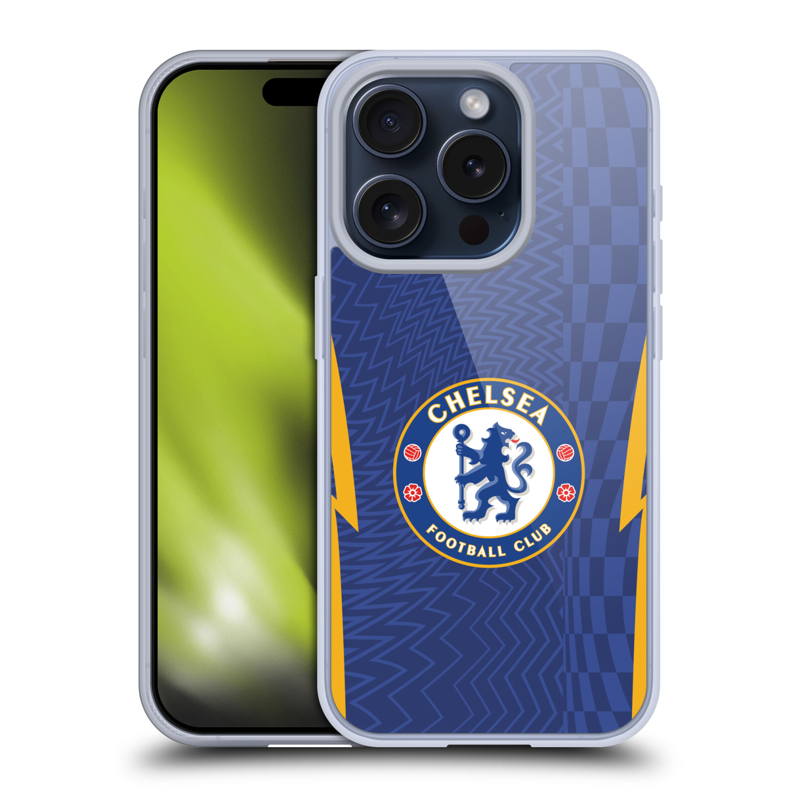 OFFICIAL CHELSEA FOOTBALL CLUB 2021/22 KIT SOFT GEL CASE FOR APPLE iPHONE PHONES - Picture 9 of 9