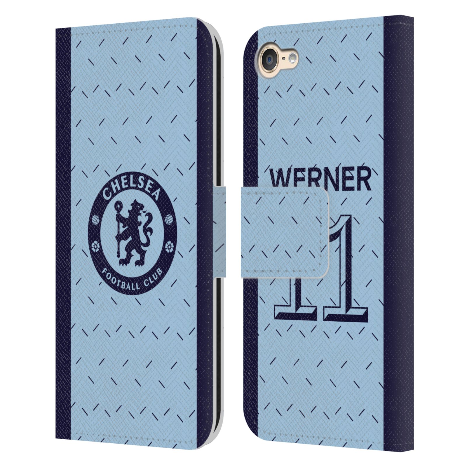 CHELSEA FC 2020/21 PLAYERS AWAY KIT GROUP 1 LEATHER BOOK CASE FOR iPOD TOUCH - Picture 7 of 7