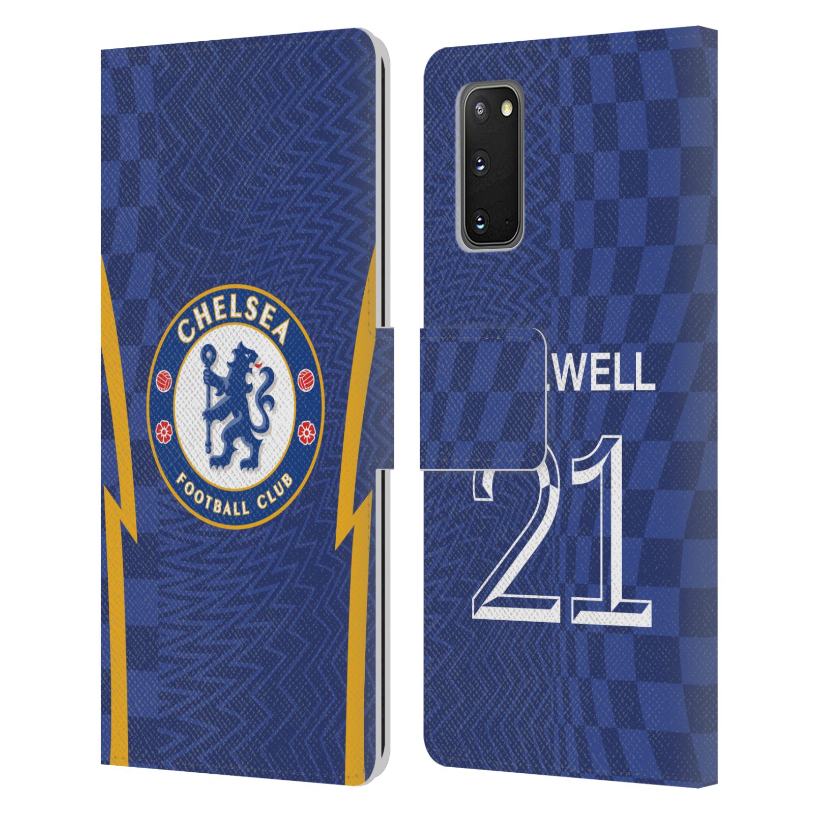 CHELSEA FOOTBALL CLUB 2021/22 PLAYERS HOME KIT LEATHER BOOK CASE FOR SAMSUNG 2 - Picture 7 of 15