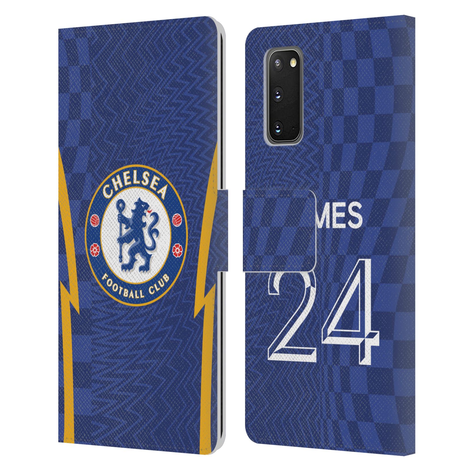 CHELSEA FOOTBALL CLUB 2021/22 PLAYERS HOME KIT LEATHER BOOK CASE FOR SAMSUNG 2 - Picture 14 of 15