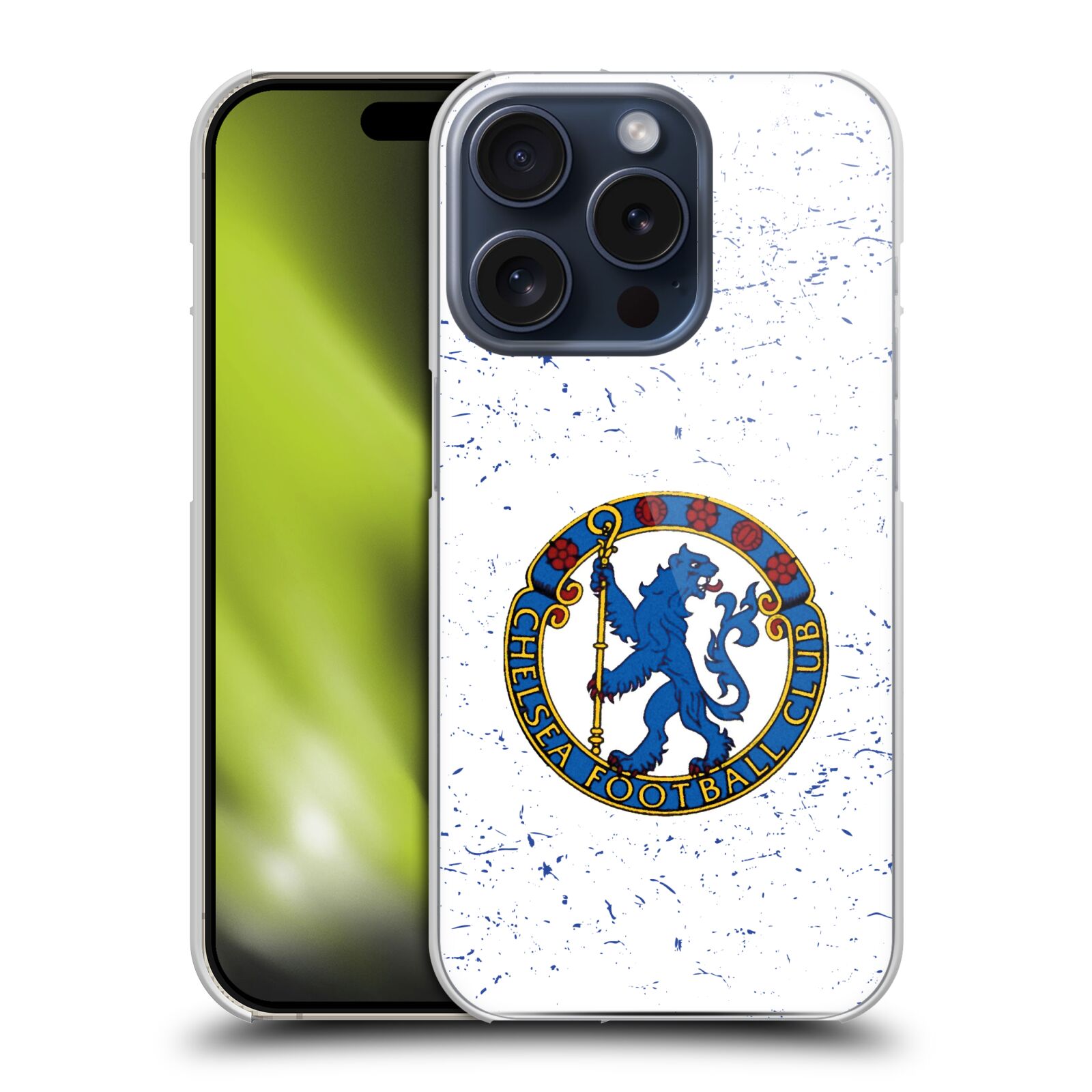 CHELSEA FOOTBALL CLUB RETRO KIT AND STADIUM BACK CASE FOR APPLE iPHONE PHONES - Picture 8 of 15