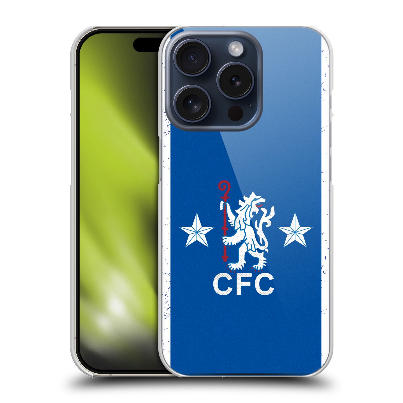 CHELSEA FOOTBALL CLUB RETRO KIT AND STADIUM BACK CASE FOR APPLE iPHONE PHONES - Picture 9 of 15