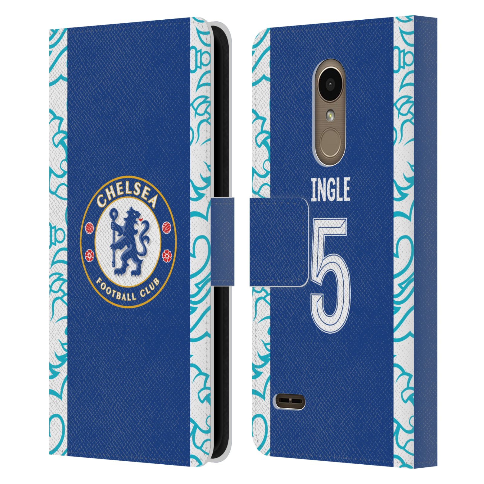 CHELSEA FOOTBALL CLUB 2022/23 MUJER KIT HOGAR CUERO ESTUCHE LIBRO PARA TELÉFONOS LG 1 - Imagen 7 de 7