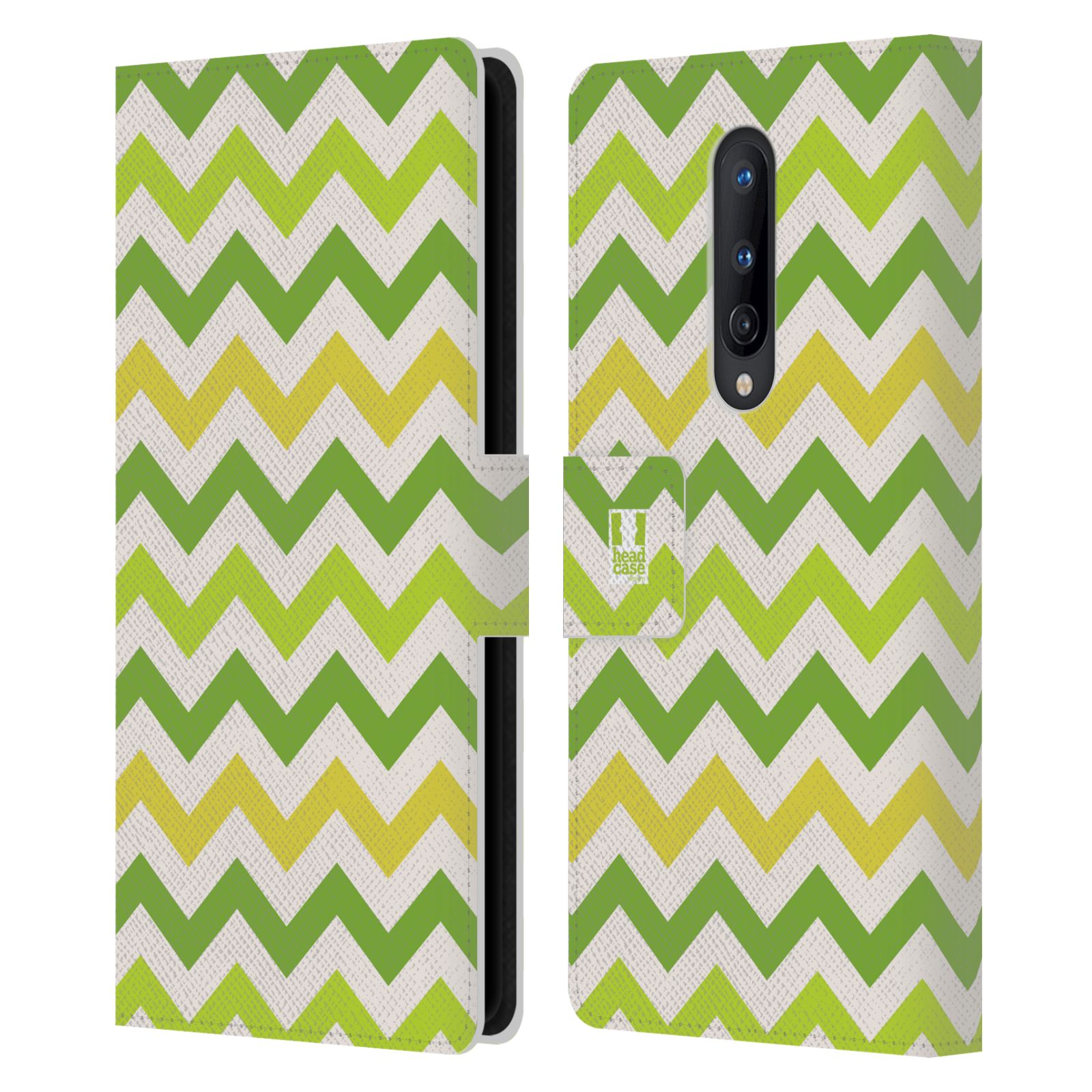 HEAD CASE DESIGNS ZIGZAG LEATHER BOOK WALLET CASE COVER FOR ONEPLUS PHONES - Picture 8 of 14